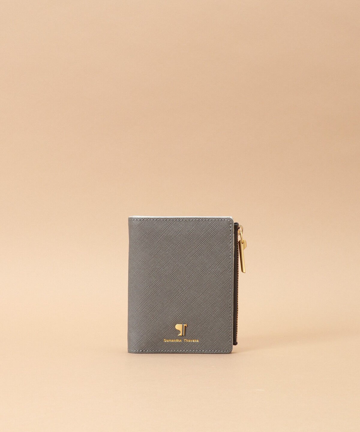 Samantha Thavasa「Pomme d'espoir ポムディスポワール バイカラー折財布」|財布|ダークグレー