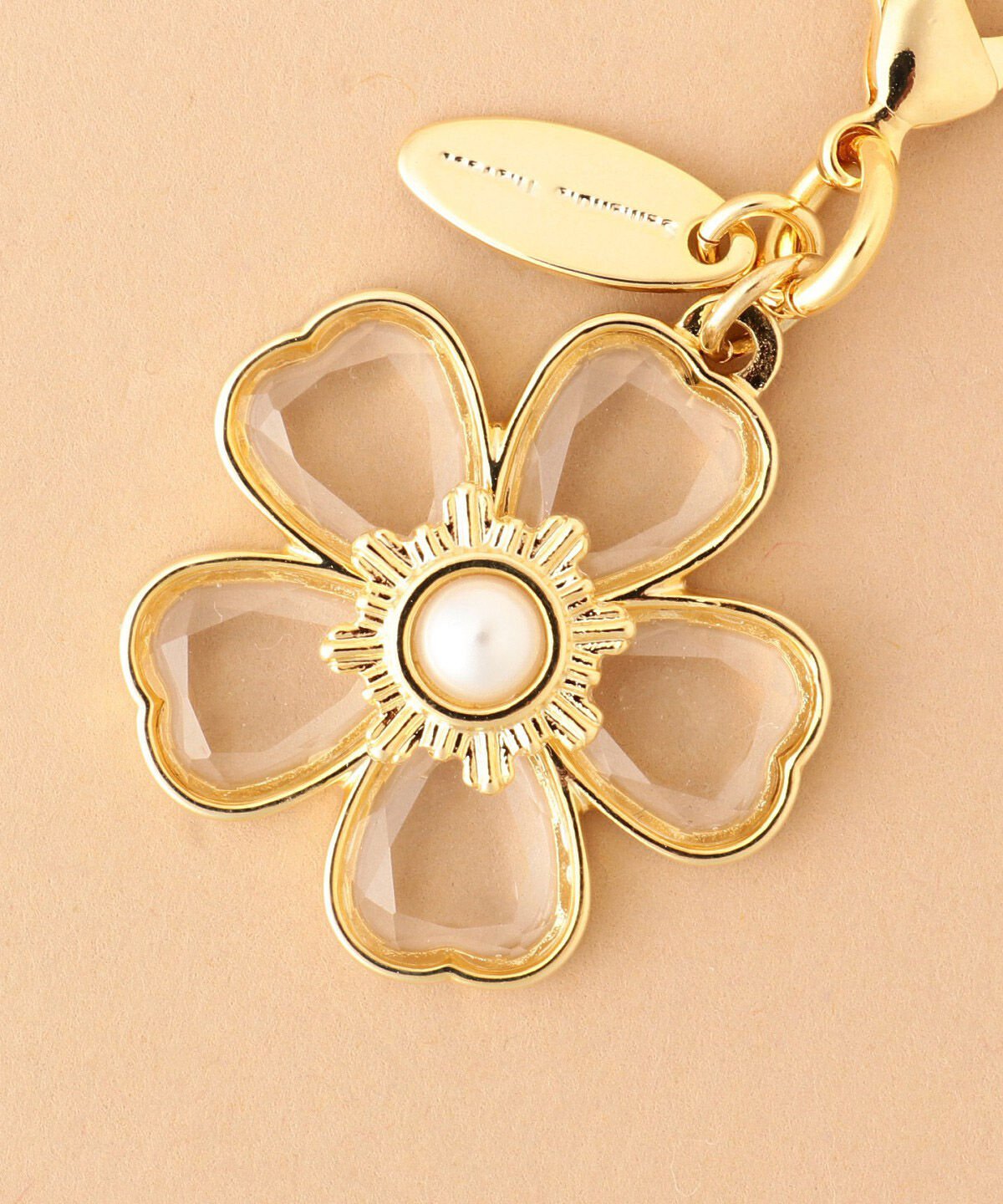 Samantha Thavasa「クリアフラワー　ファスナーチャーム」|チャーム・キーホルダー|