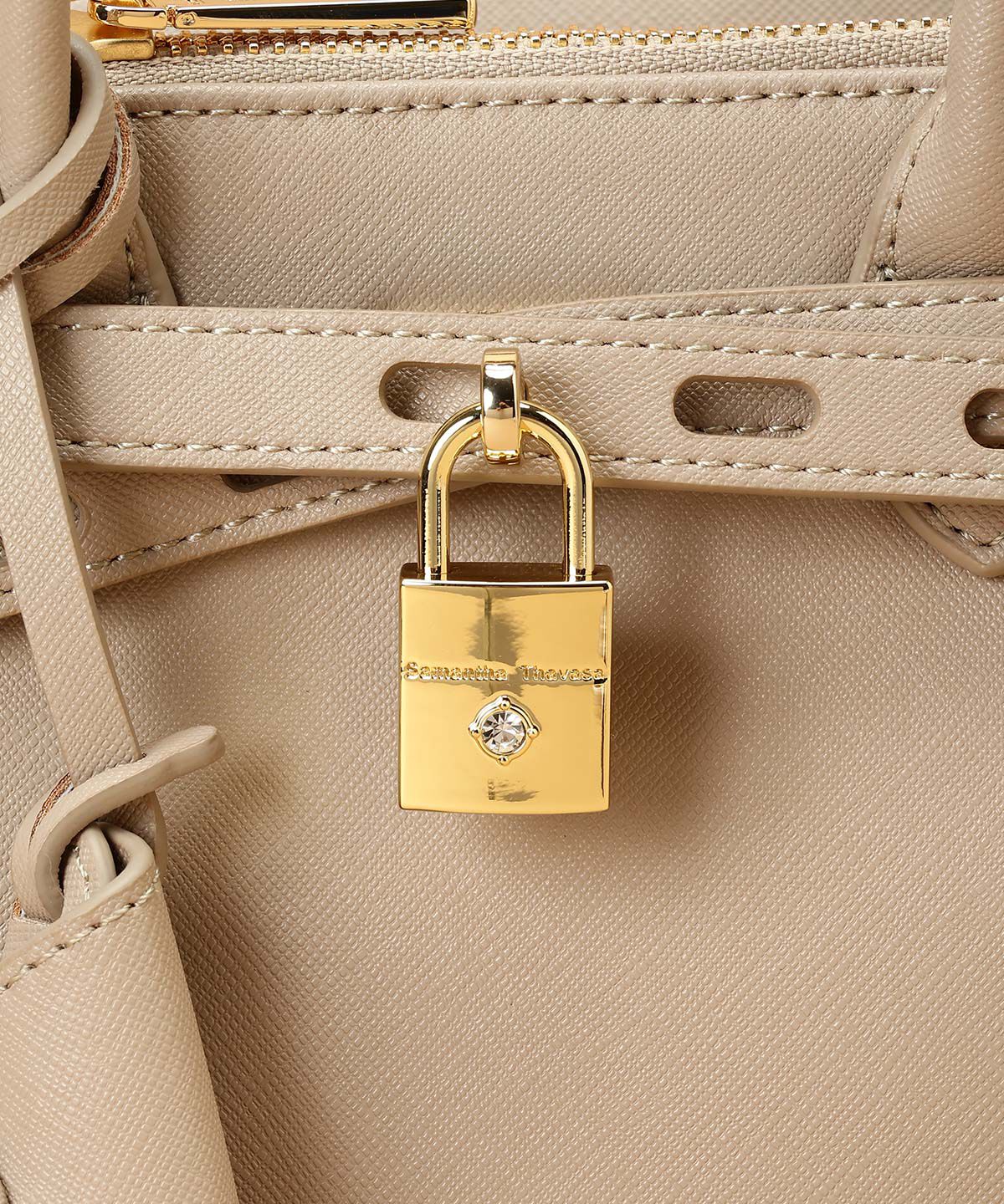 Samantha Thavasa「ベルトデザイン サマンサアゼル 小サイズ」|ハンドバッグ|