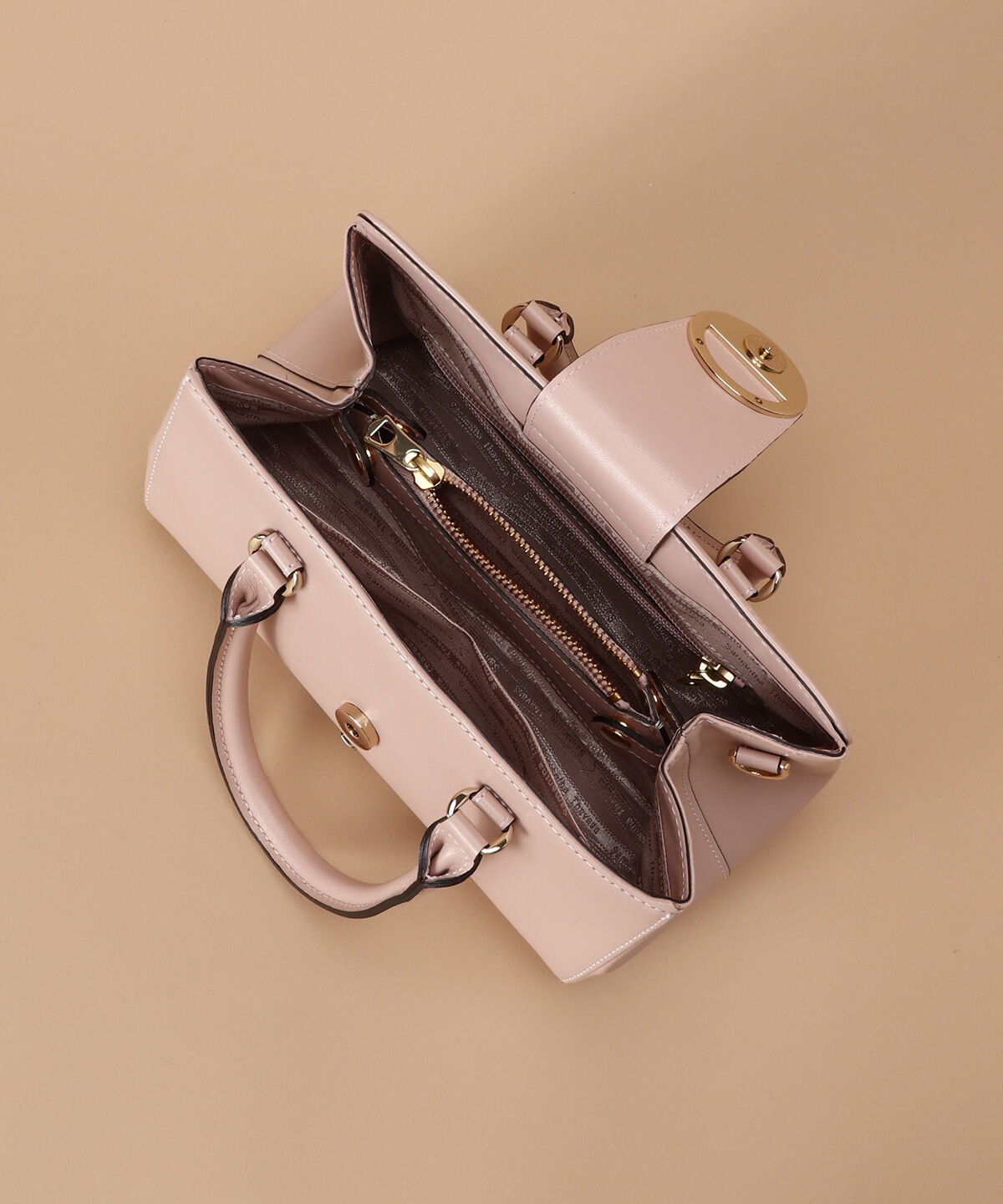 Samantha Thavasa「ベルトモチーフ レザーハンドバッグ」|ハンドバッグ|