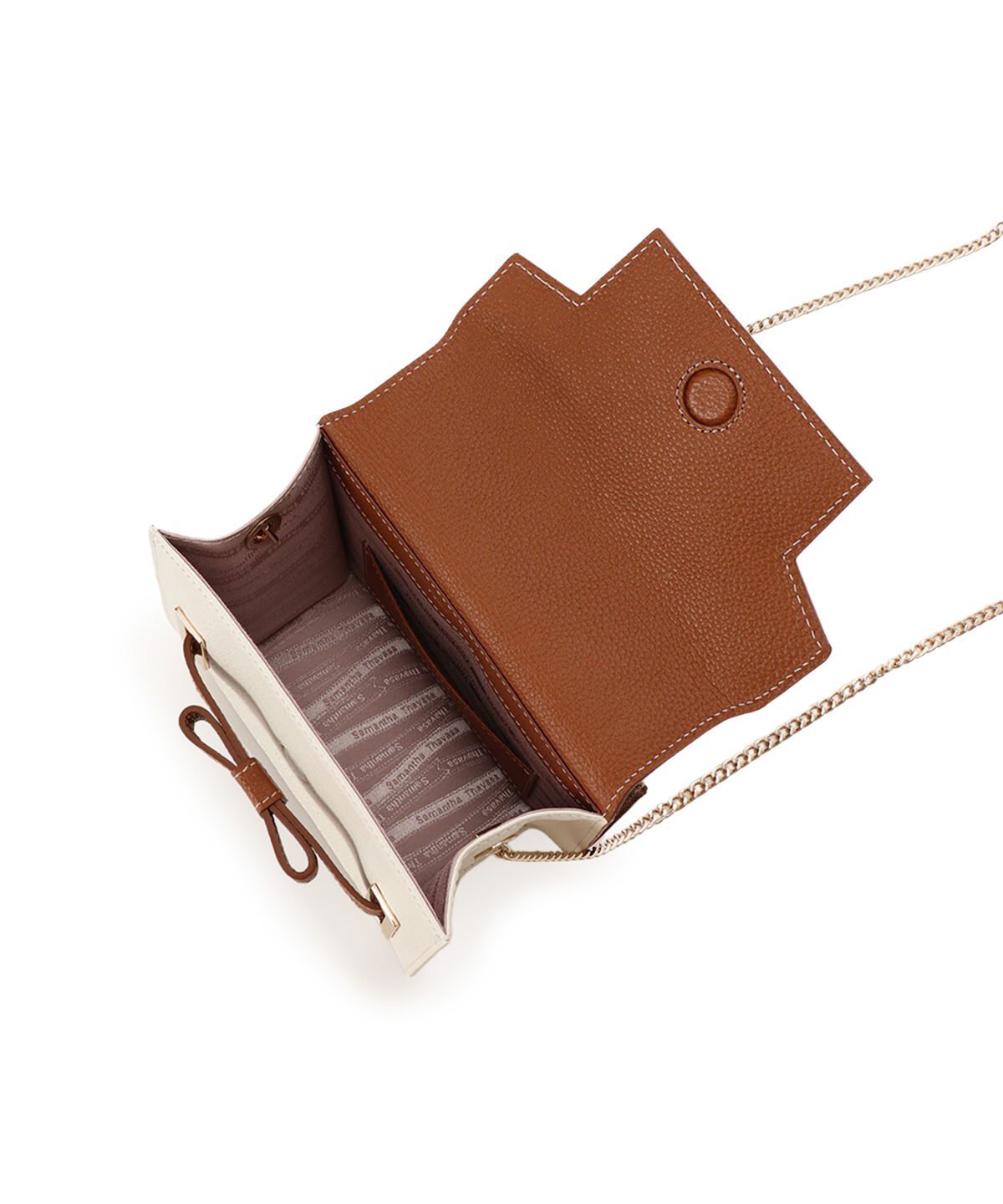 Samantha Thavasa「新バイカラーエムシュシュⅡ ショルダーバッグ 小サイズ」|ショルダー・メッセンジャー|