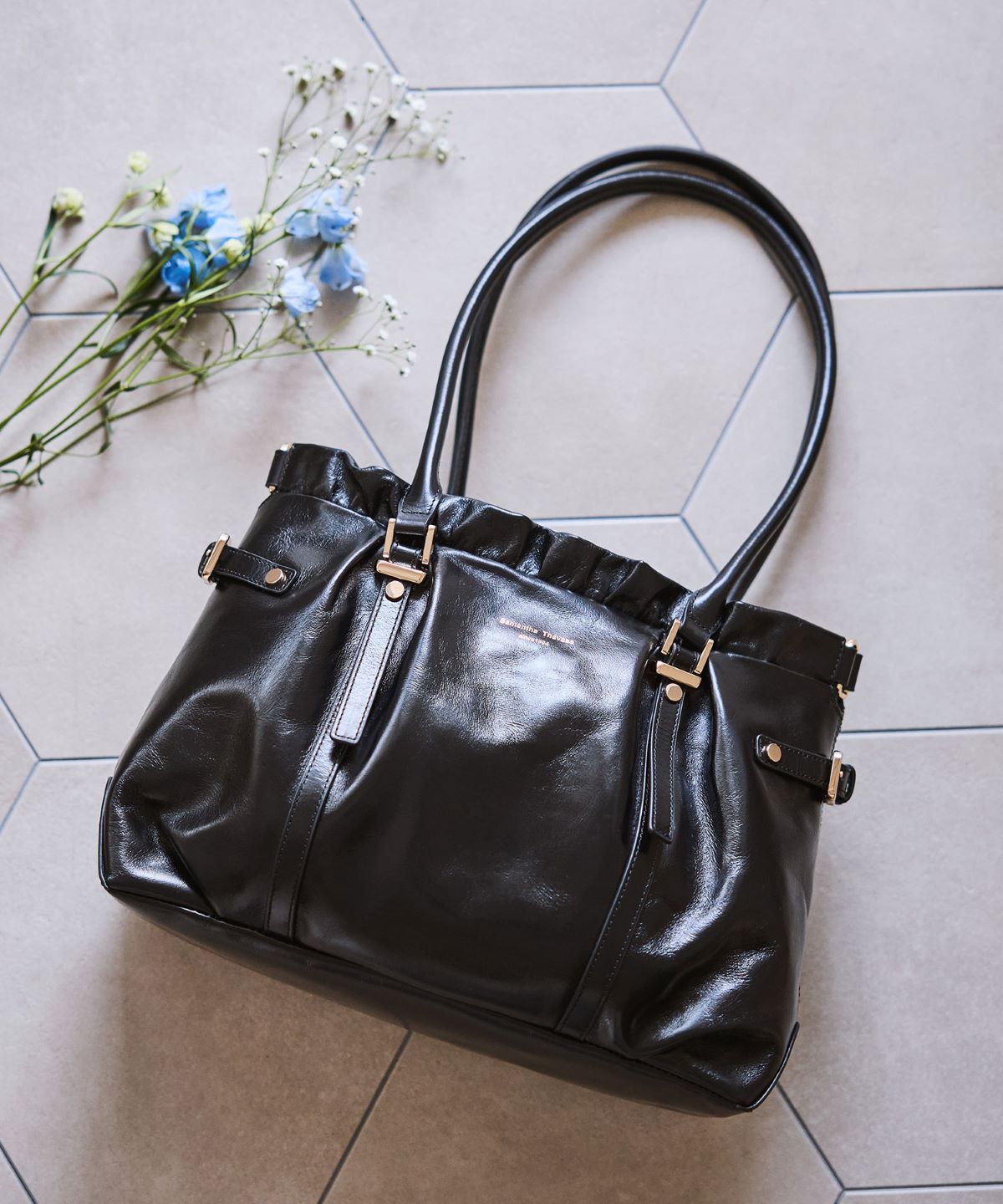 Samantha Thavasa「サマンサ ルプリュ・ミニョン ハンドバッグ[Revival Collection]」|ハンドバッグ|ブラック