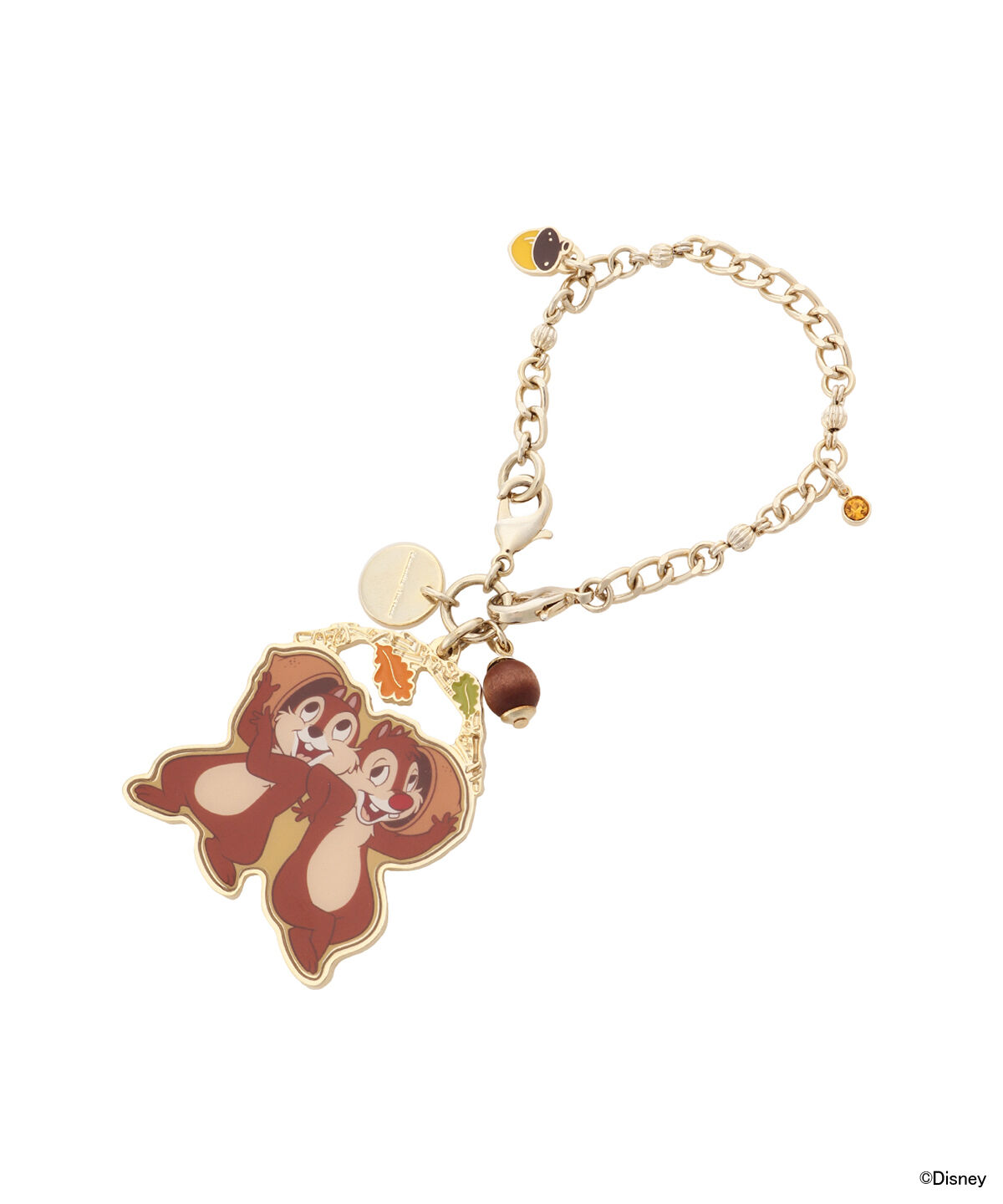 Samantha Thavasa「「チップ」＆「デール」コレクション 2wayチャーム」|チャーム・キーホルダー|ゴールド