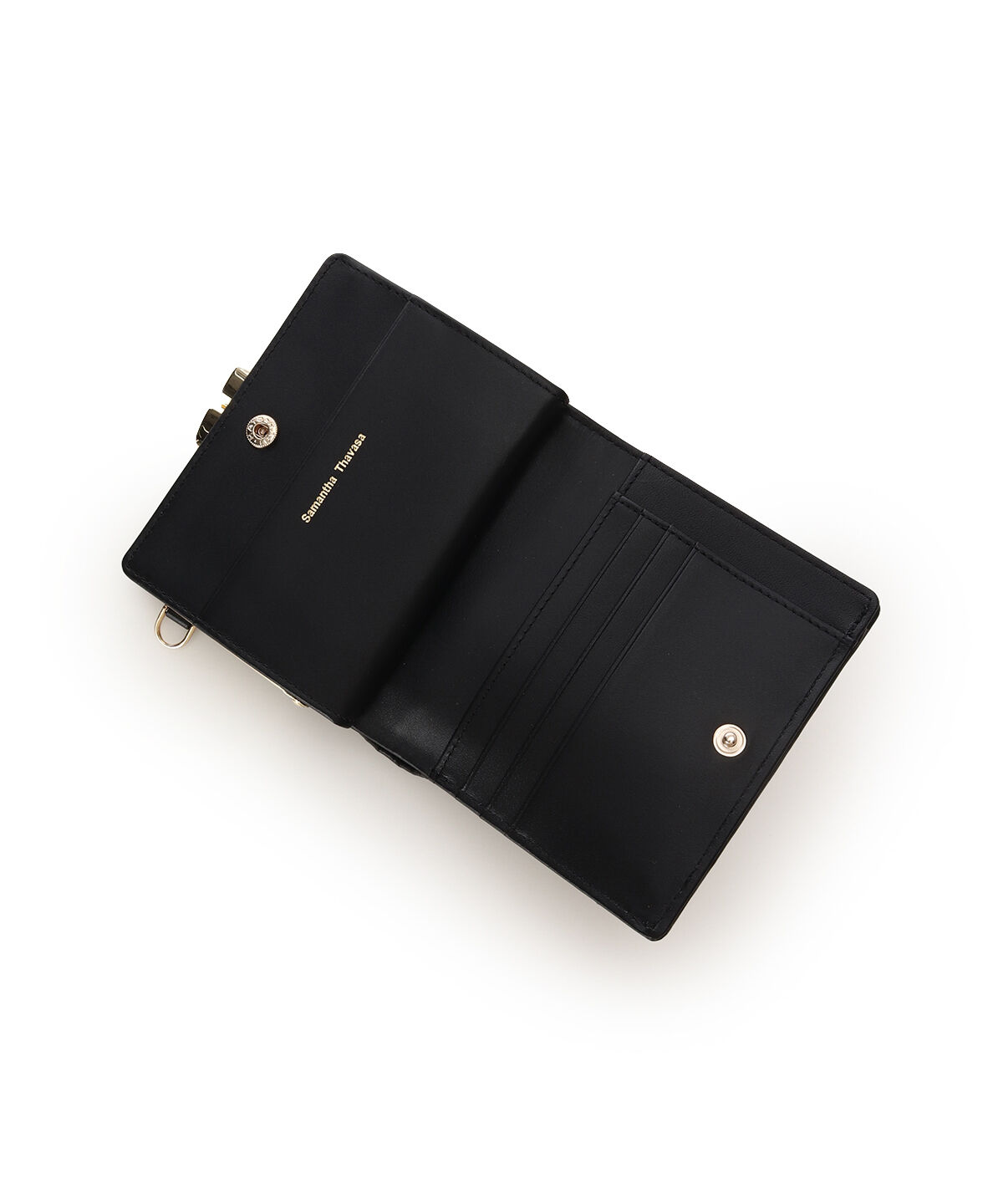 Samantha Thavasa「ファンシーツイード口金折財布」|財布|