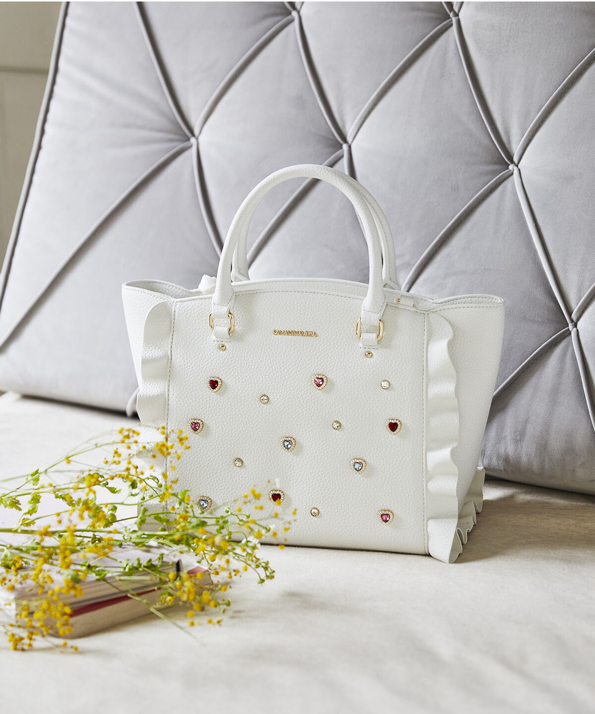 Samantha Vega「ビジューフラッター(小)」|ハンドバッグ|