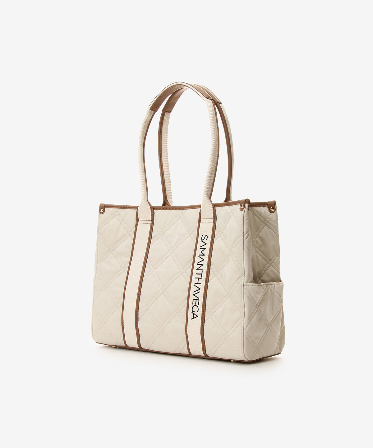 Samantha Vega「ロゴテープキルティングA4トートバッグ」|トートバッグ|