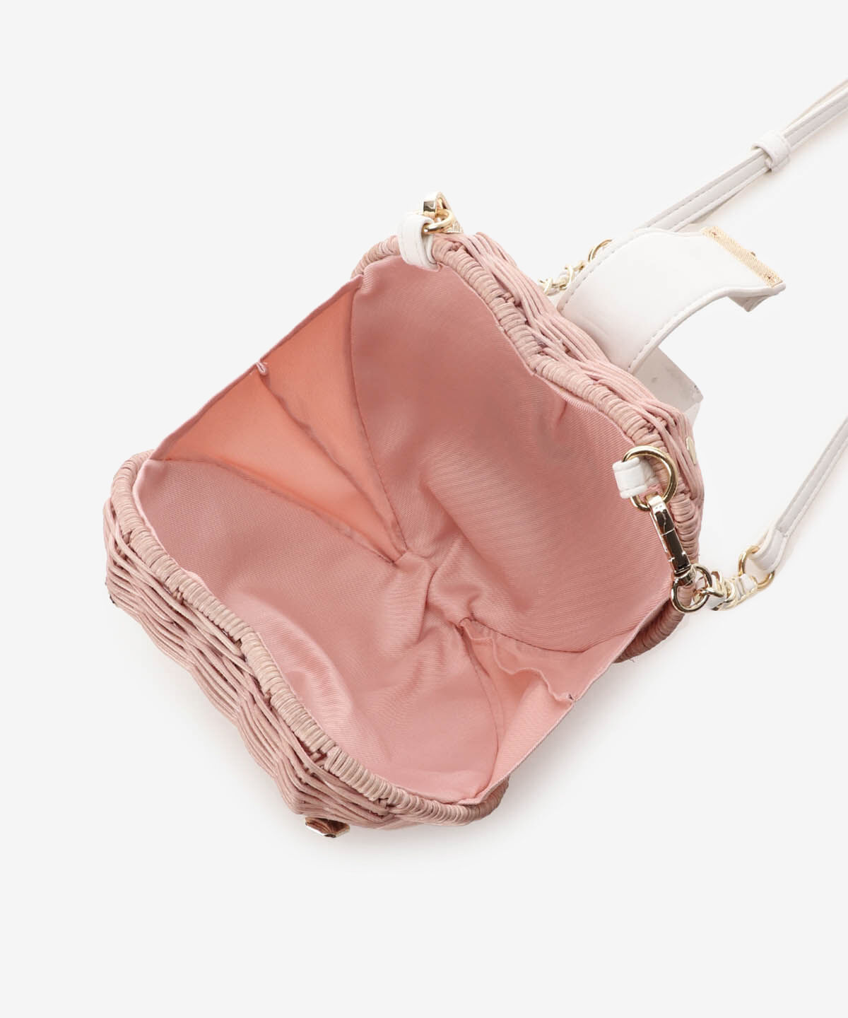 Samantha Vega「ジュエリーハート型ショルダーかごバッグ」|ショルダー・メッセンジャー|