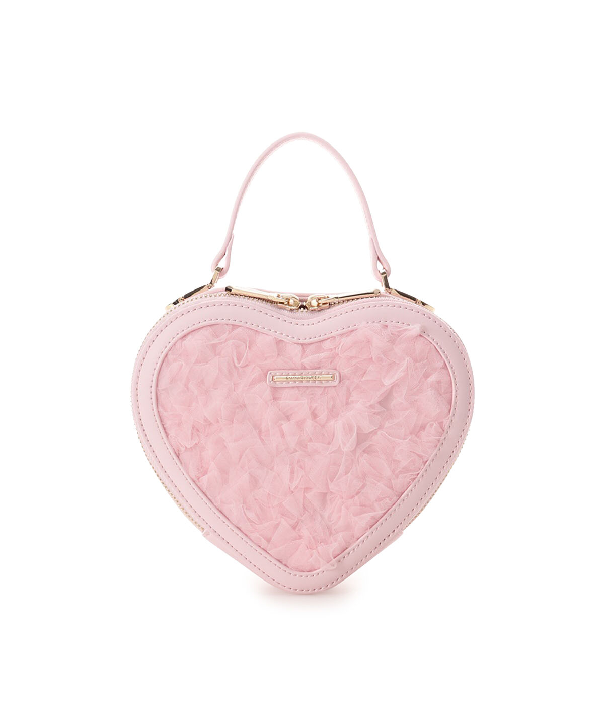 Samantha Vega「チュールハート型ショルダーバッグ」|ショルダー・メッセンジャー|ピンク