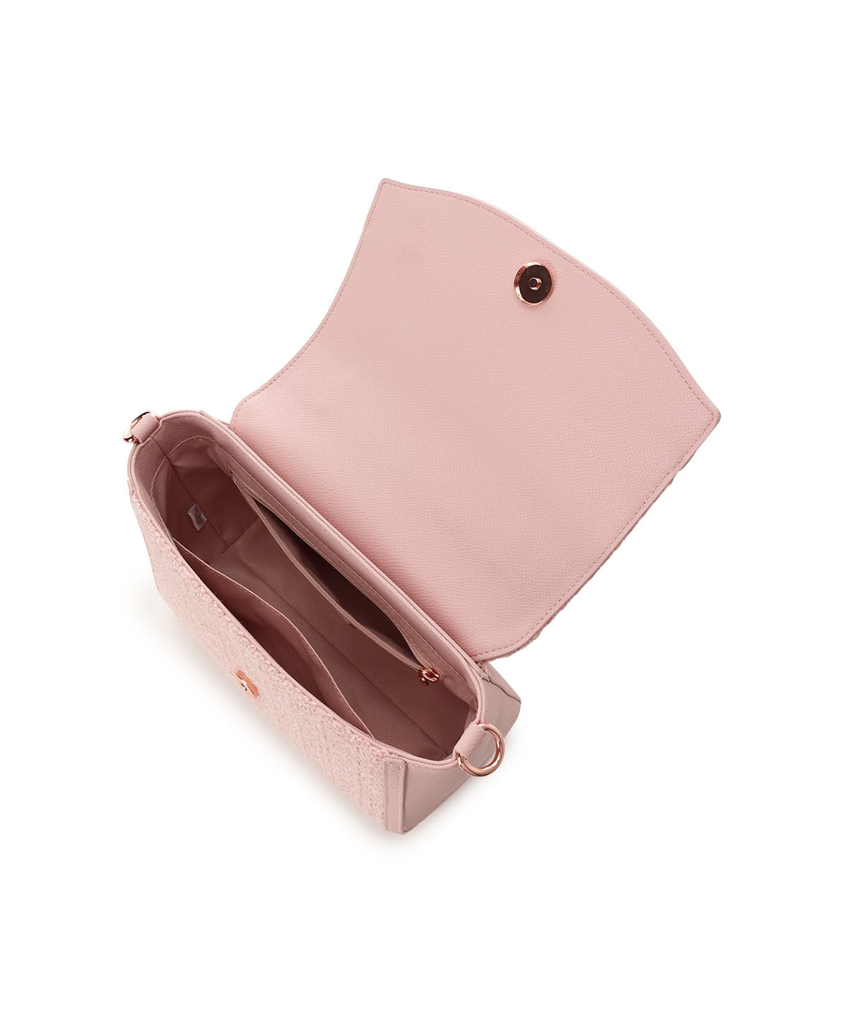 Samantha Vega「ラメツイードアクセントリボンショルダーバッグ」|ショルダー・メッセンジャー|