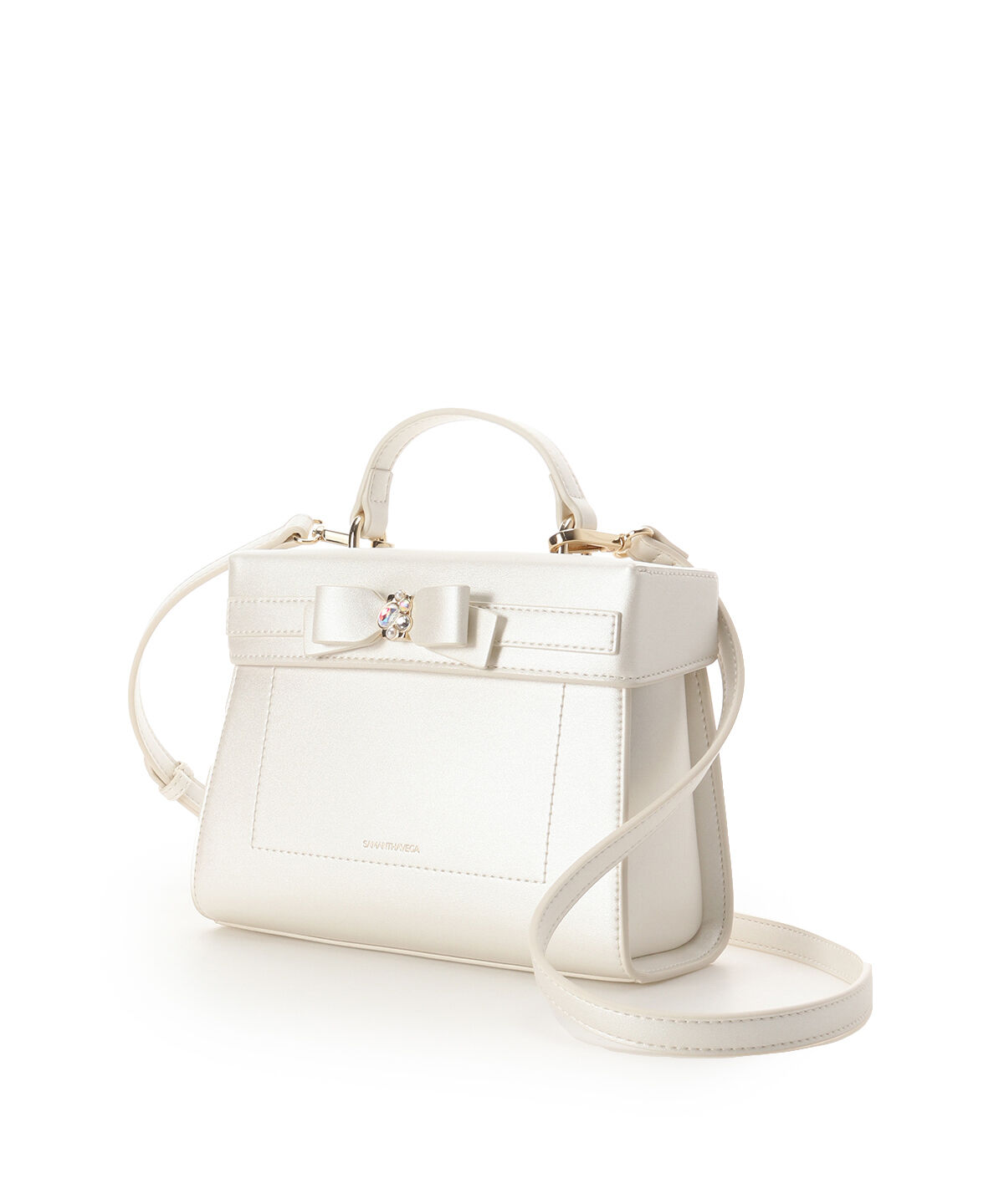 Samantha Vega「パールカラージュエルリボンバニティバッグ」|ショルダー・メッセンジャー|