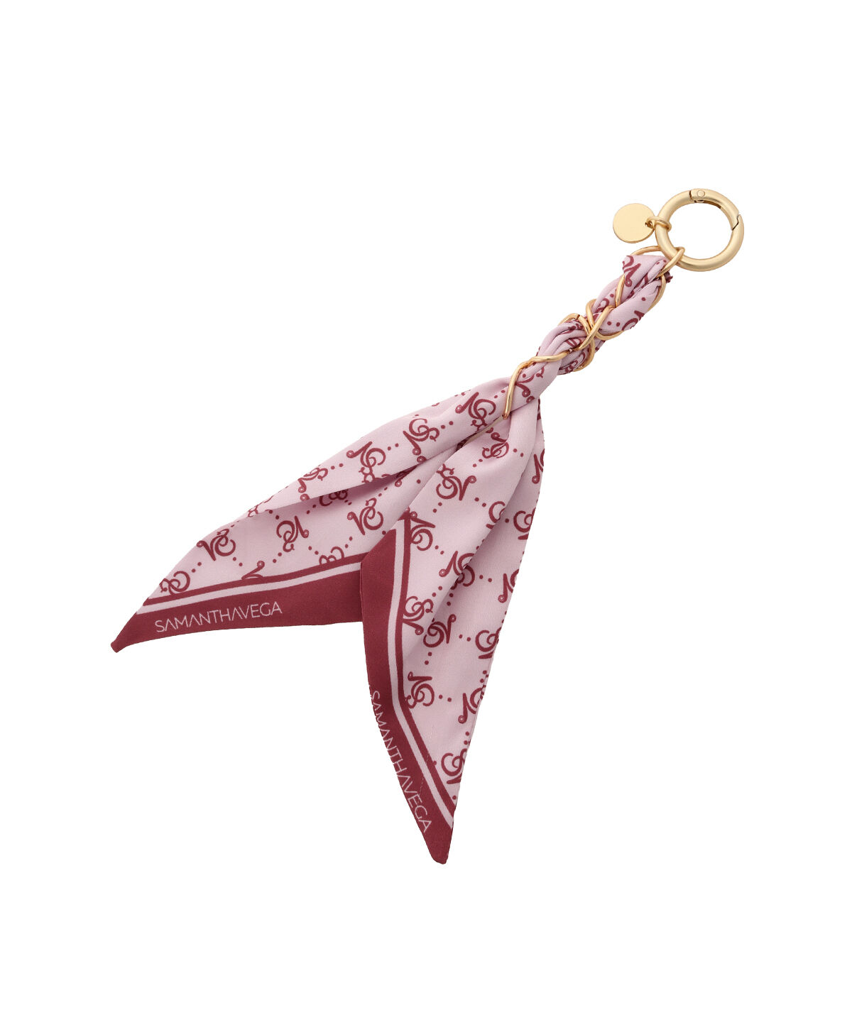 Samantha Vega「モノグラムスカーフチャーム」|チャーム・キーホルダー|