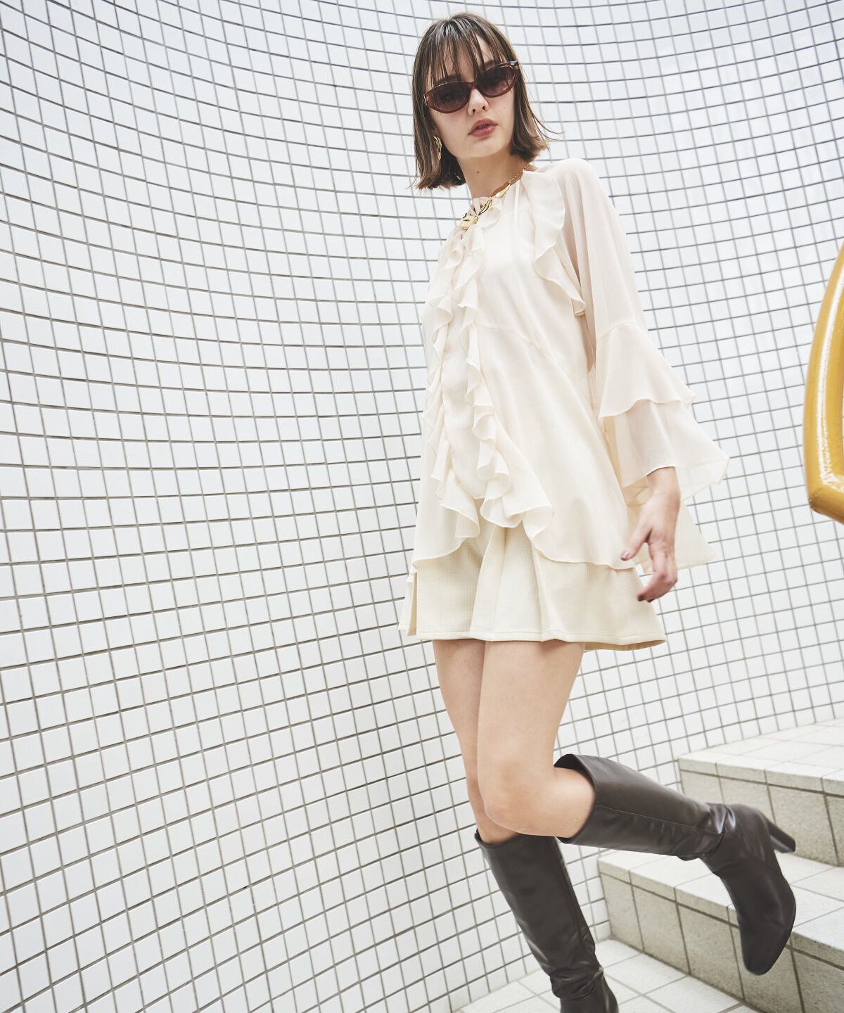 アンドクチュール「バタフライチュニック」|チュニック|