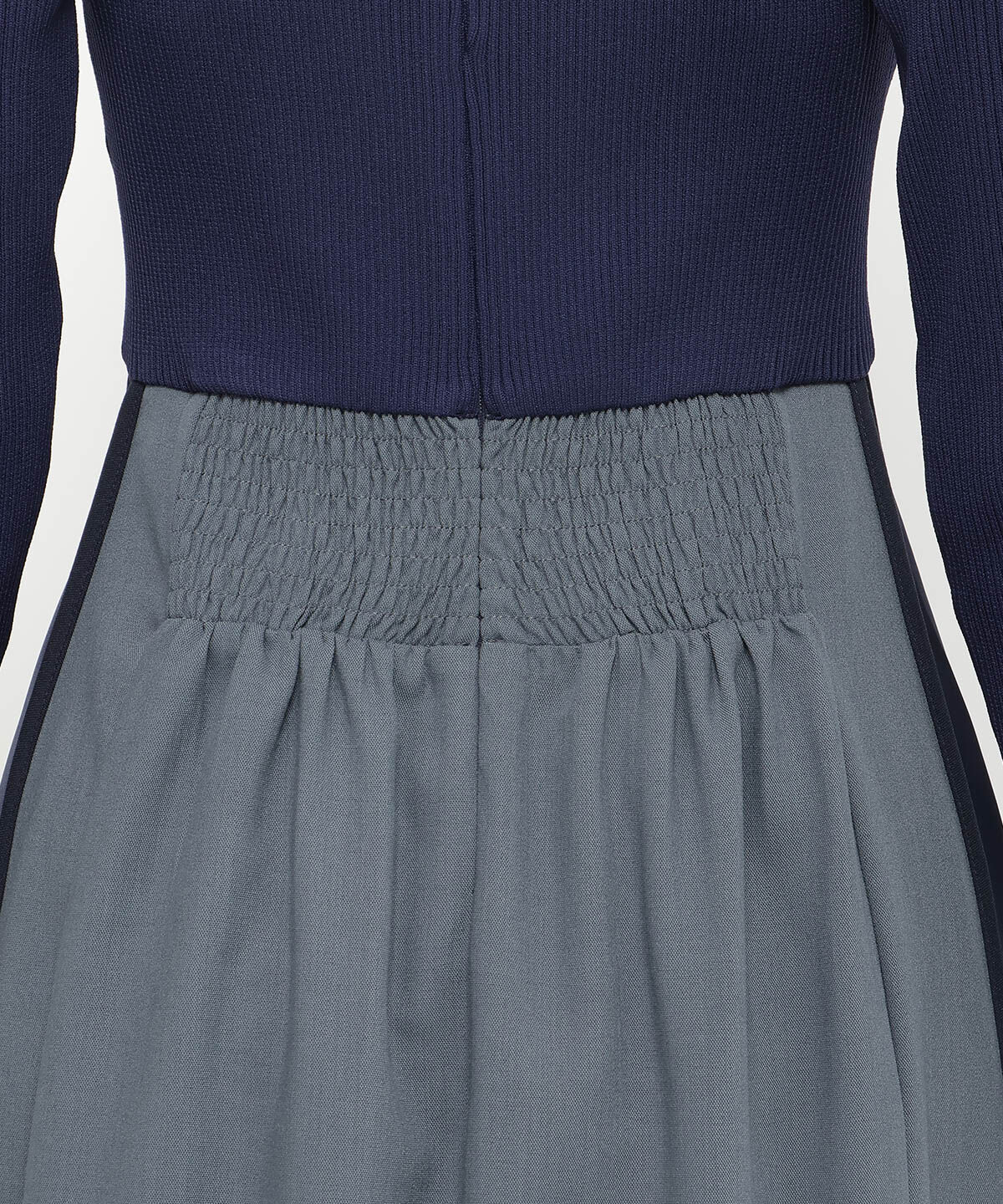 アンドクチュール「配色ドッキングワンピース」|ワンピース|