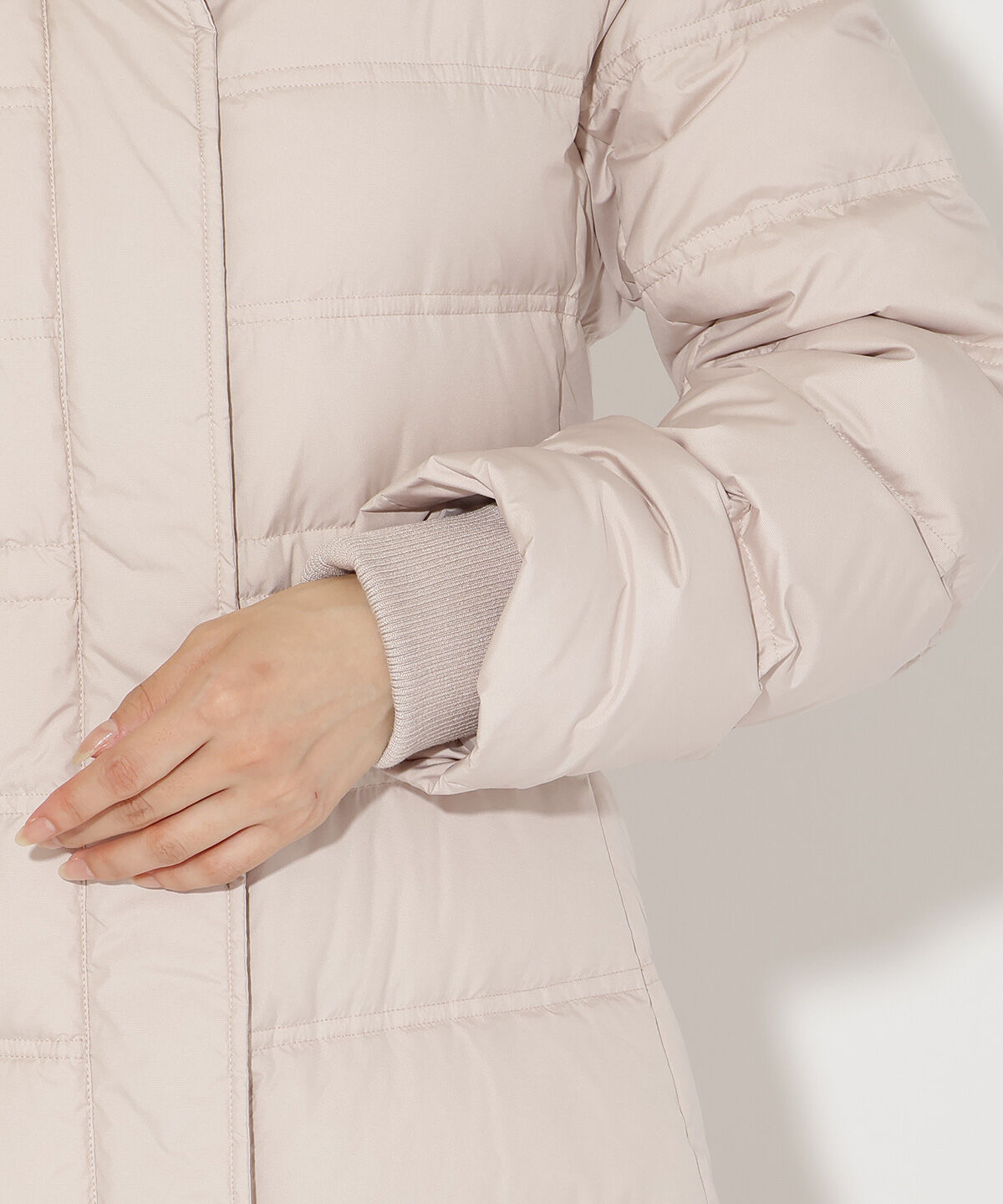 アンドクチュール「FOXファー付きプレミアムミドルロングダウン」|ダウン|