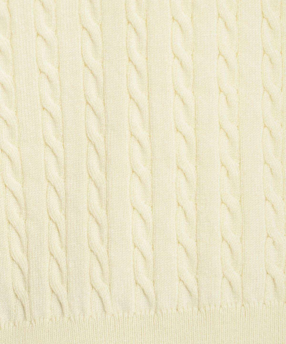 アンドクチュール「シャツレイヤード風ケーブルカーディガン」|カーディガン|