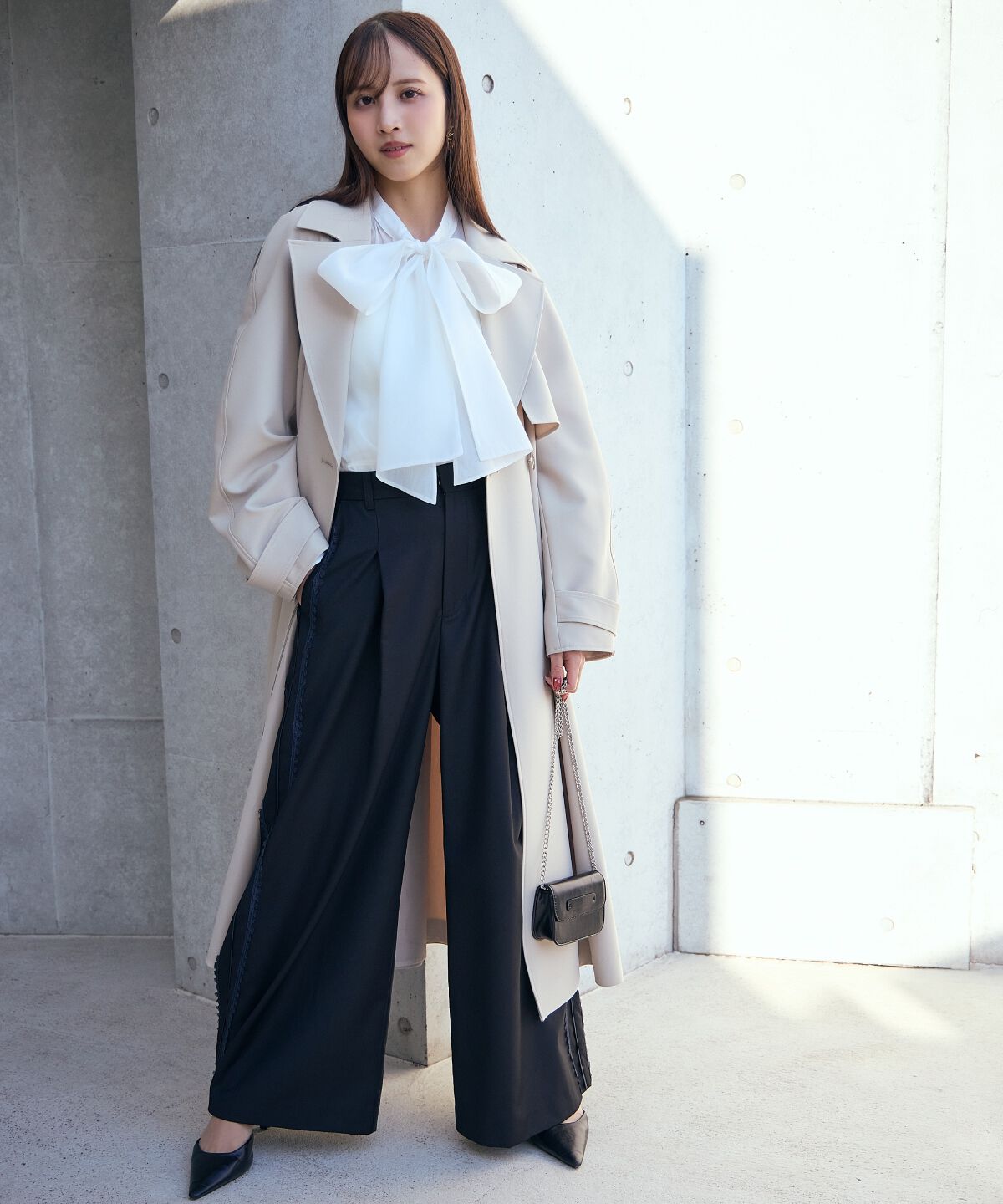 アンドクチュール「サイドレースラインパンツ」|その他|