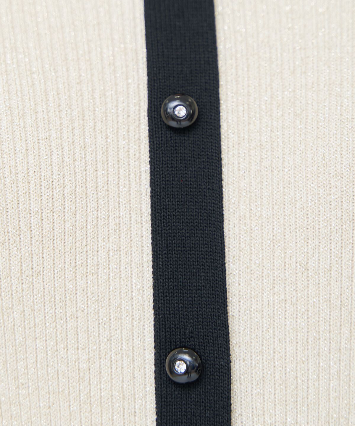 アンドクチュール「ラメ入り配色ドッキングワンピース」|ワンピース|