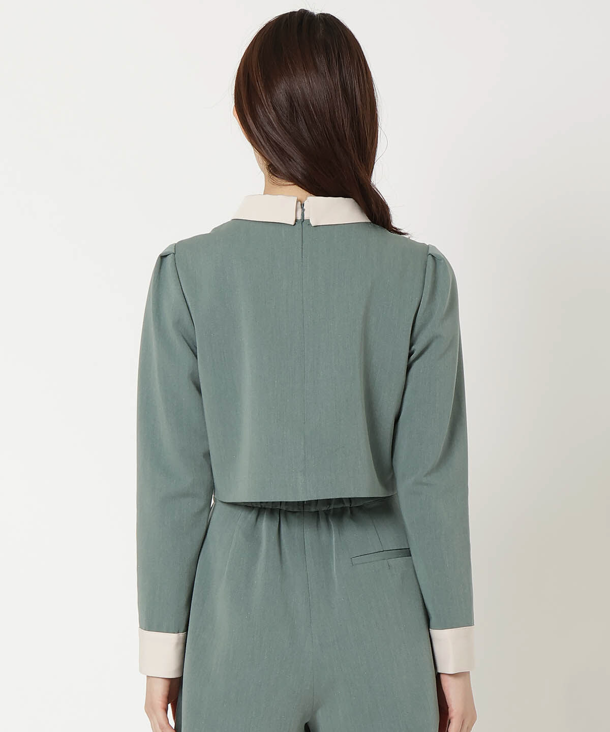 REDYAZEL「配色襟トップス」|シャツ・ブラウス|