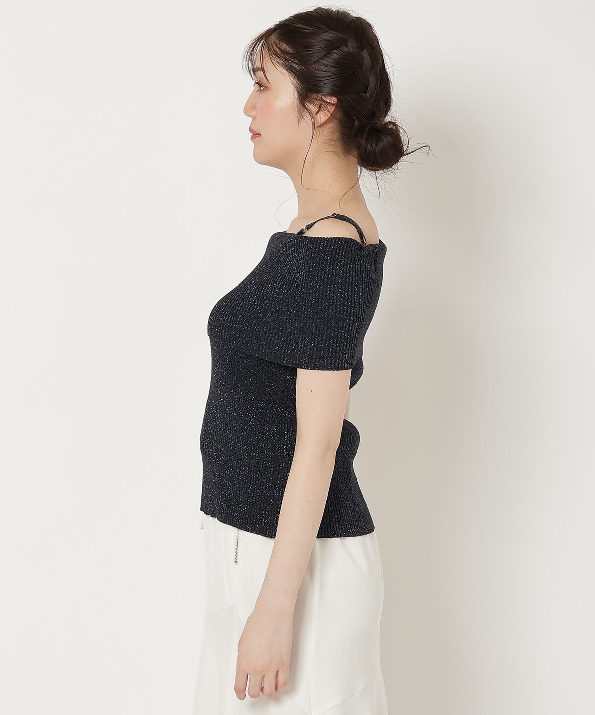 REDYAZEL「ラメリブニット」|ニット・セーター|