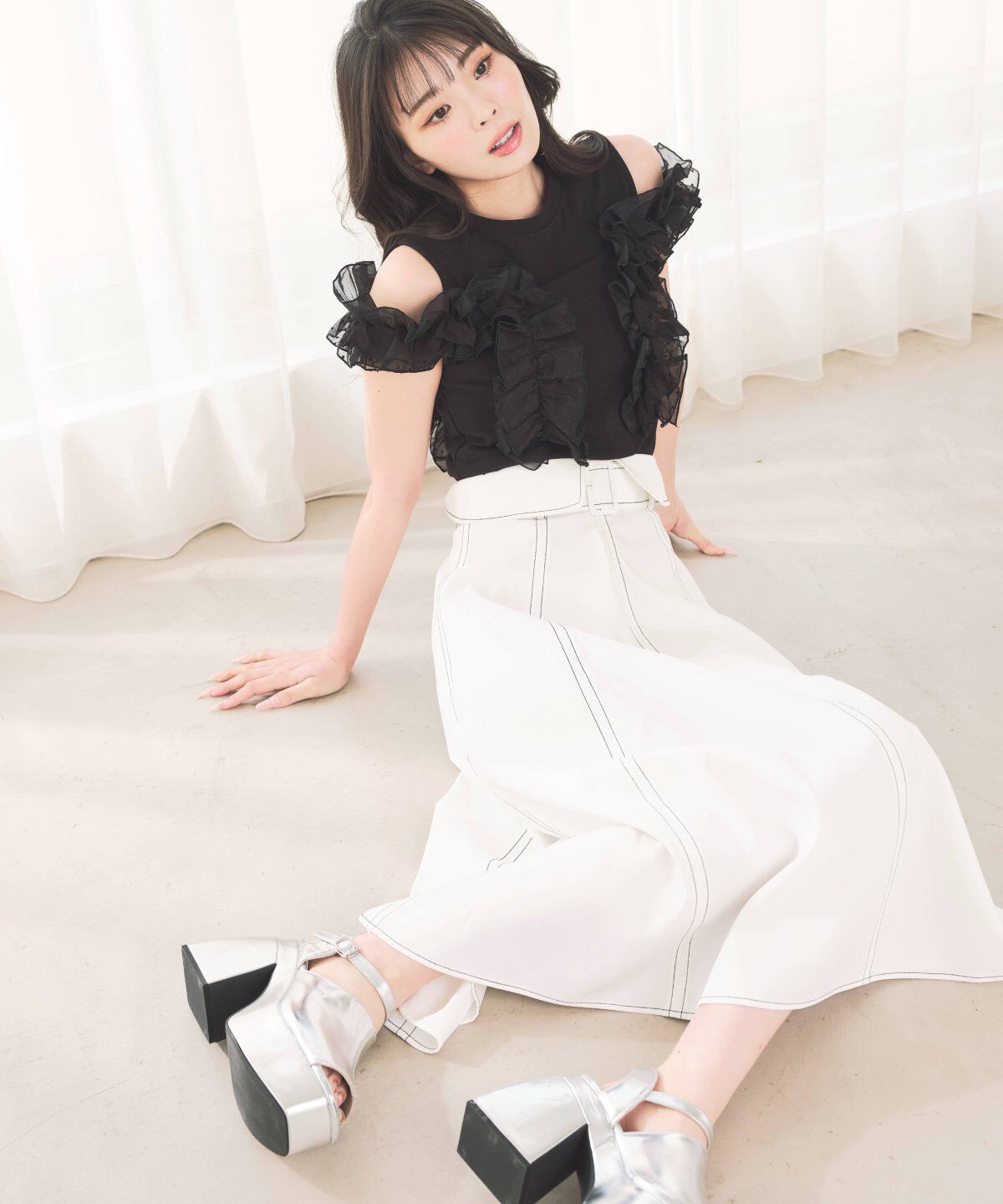 REDYAZEL「2WAYフリルトップス」|Tシャツ・カットソー|