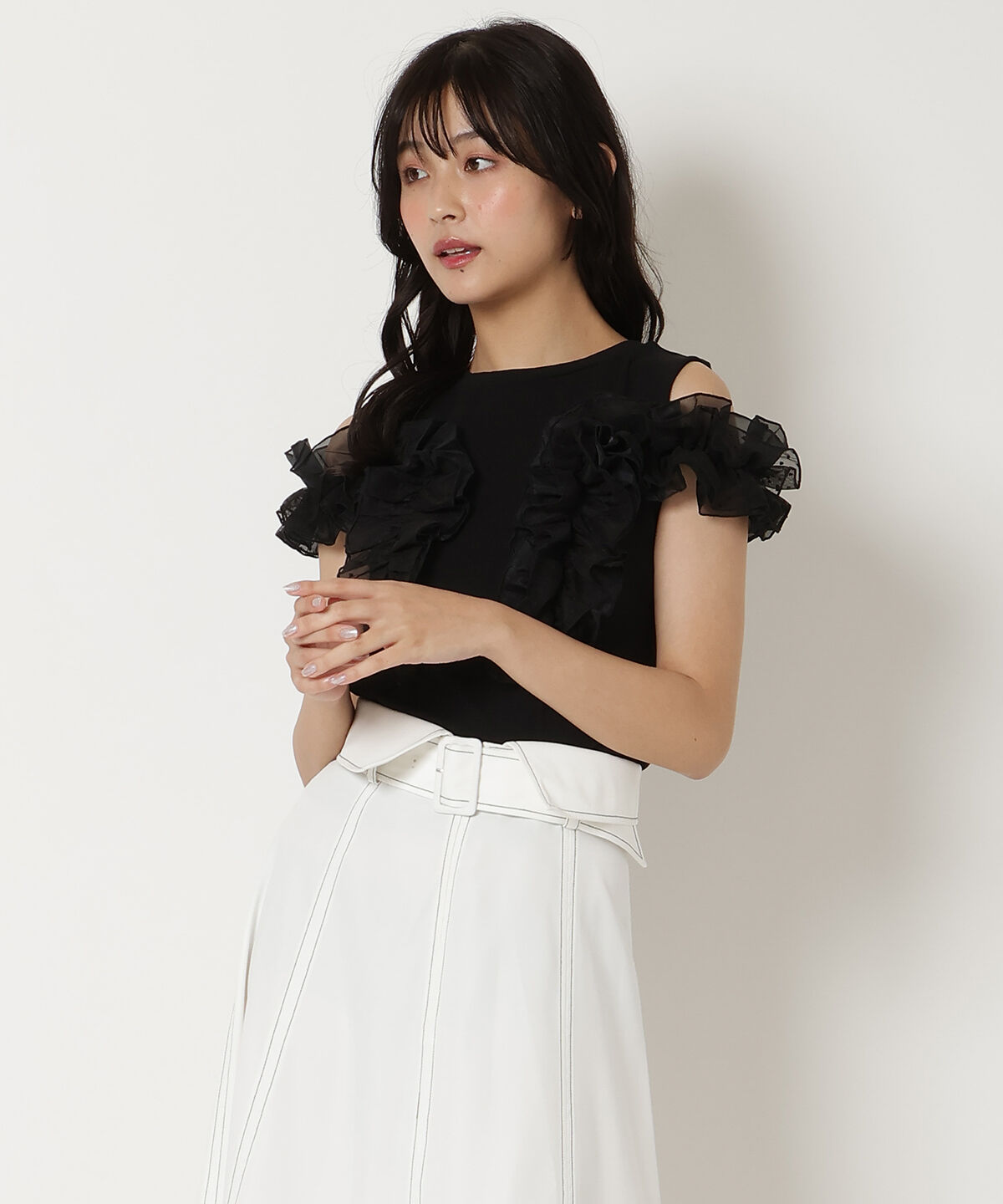 REDYAZEL「2WAYフリルトップス」|Tシャツ・カットソー|