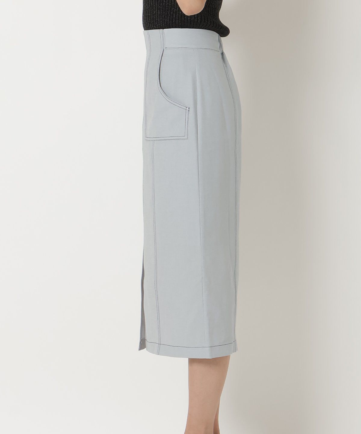 REDYAZEL「配色ステッチタイトスカート」|タイト|