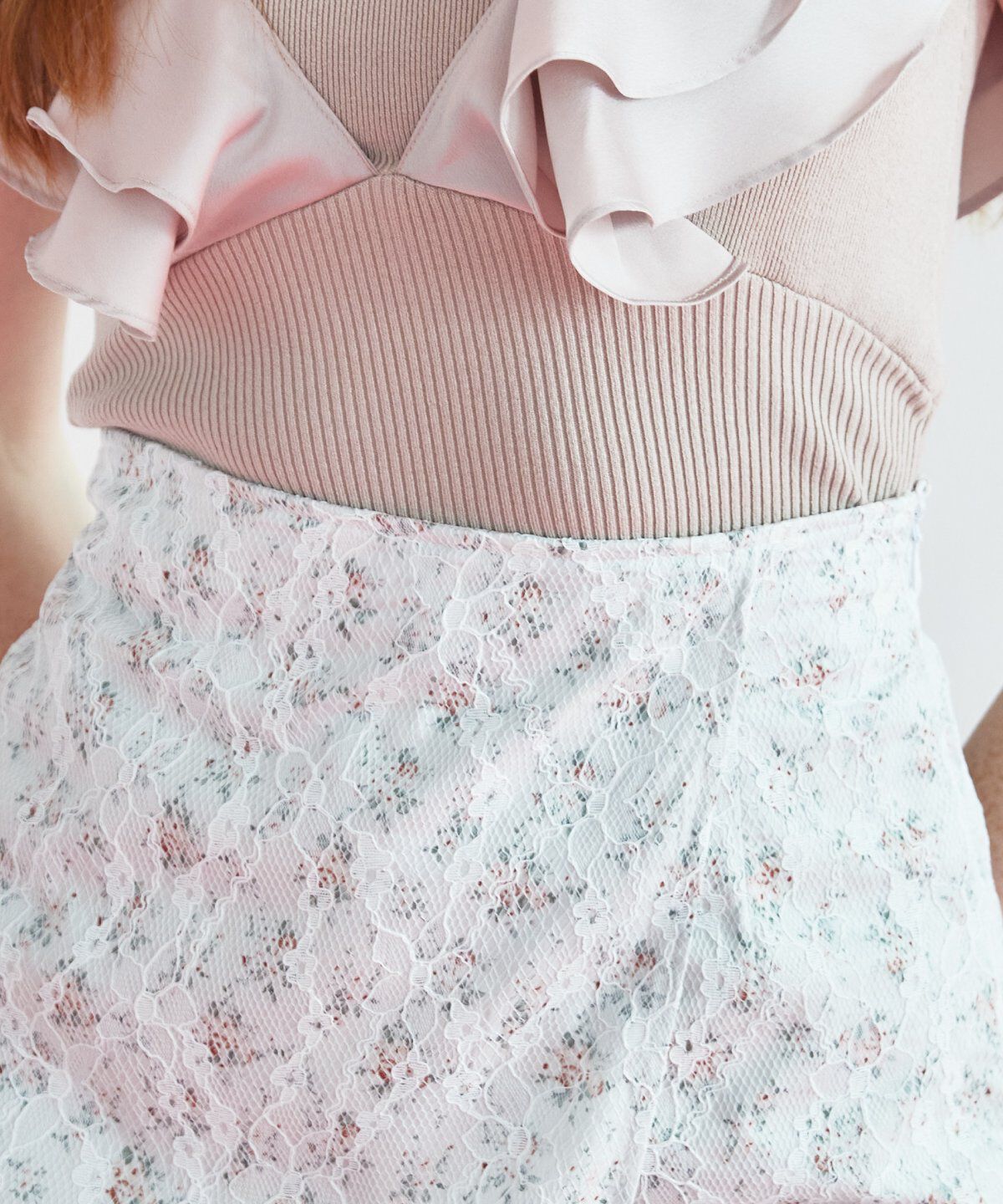 REDYAZEL「フラワーレーススカショーパン」|キュロット|