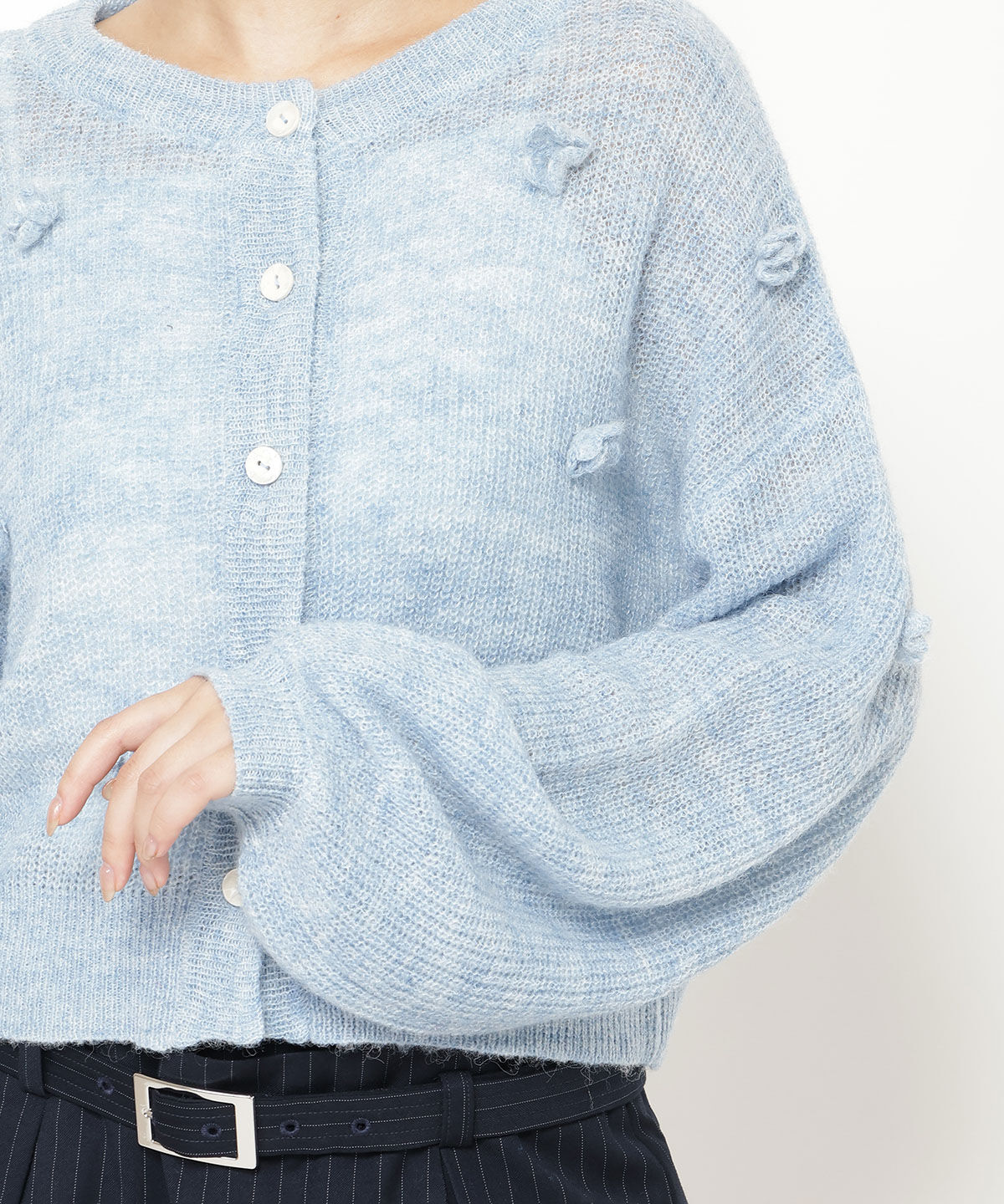 REDYAZEL「クロシェフラワーカーディガン」|カーディガン|