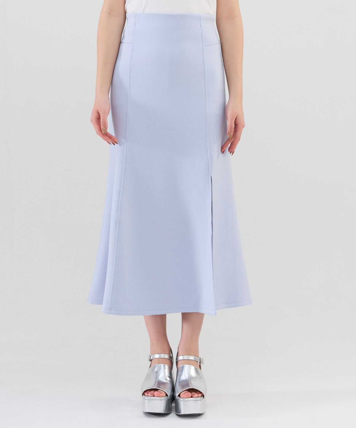 REDYAZEL「ダンボールバックスピンドルロングスカート」|タイト|