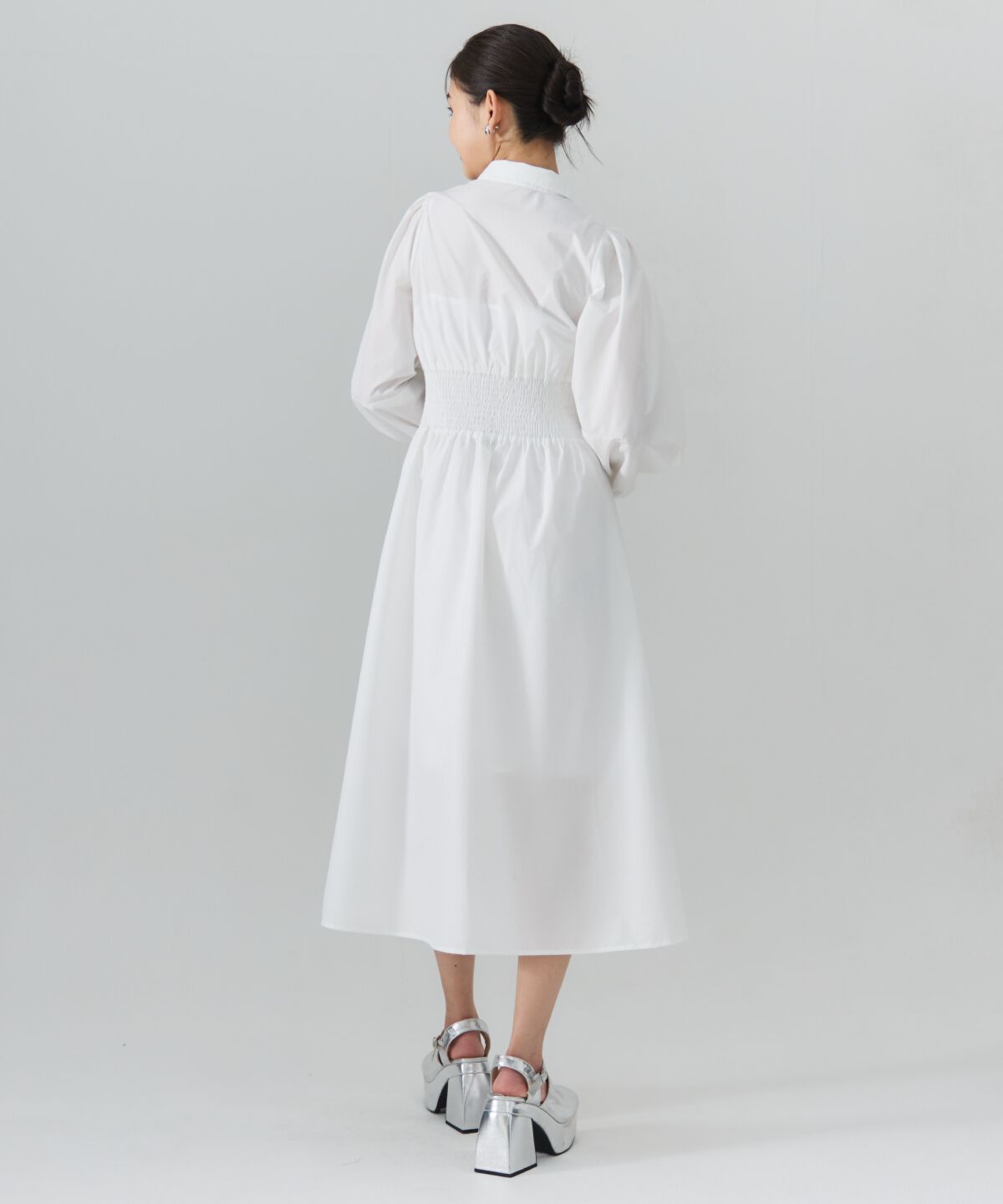 REDYAZEL「タックシャツワンピース」|ワンピース|