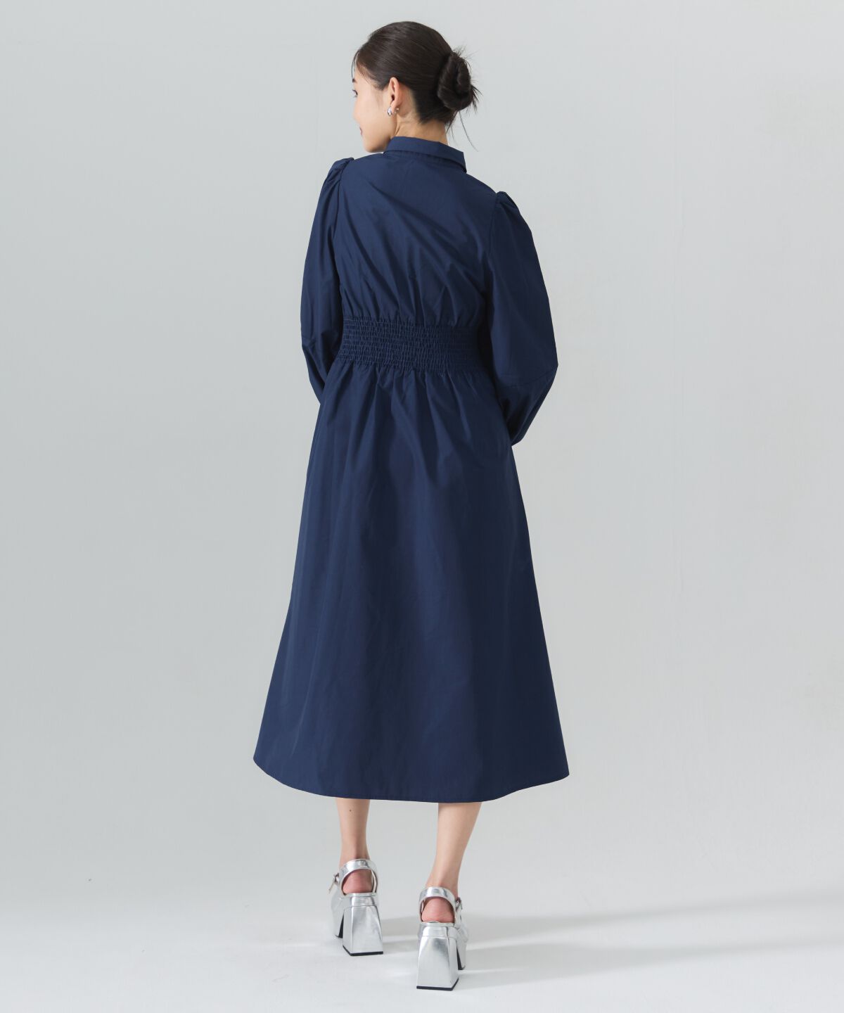 REDYAZEL「タックシャツワンピース」|ワンピース|