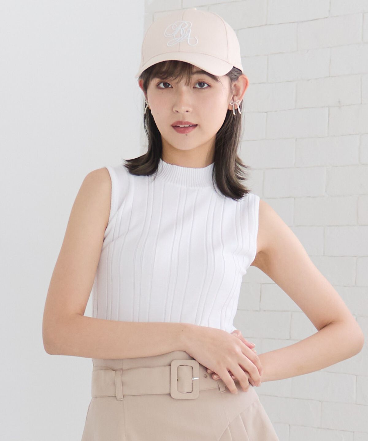 REDYAZEL「ランダムリブニット」|キャミソール|