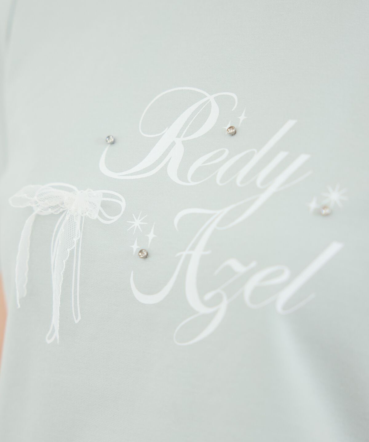 REDYAZEL「レースリボンロゴTシャツ」|Tシャツ・カットソー|