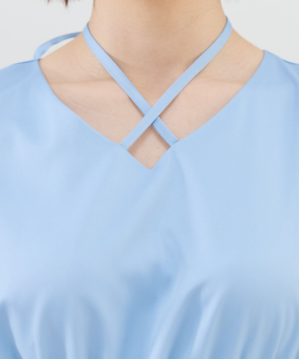 REDYAZEL「シャーリングオープンショルダーワンピース」|ワンピース|