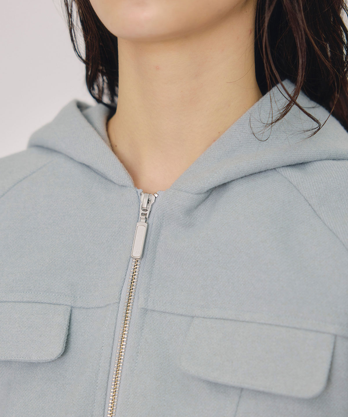 REDYAZEL「ビッグスリーブフードショートブルゾン」|ブルゾン・スタジャン|