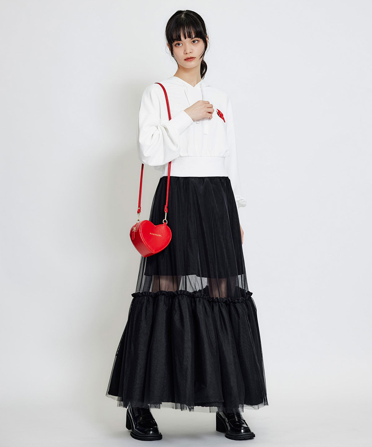 REDYAZEL「Azelyハートショートパーカー」|パーカー|