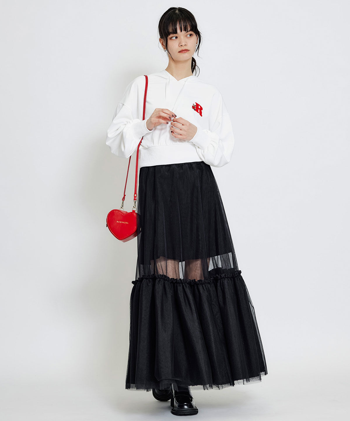 REDYAZEL「Azelyハートショートパーカー」|パーカー|