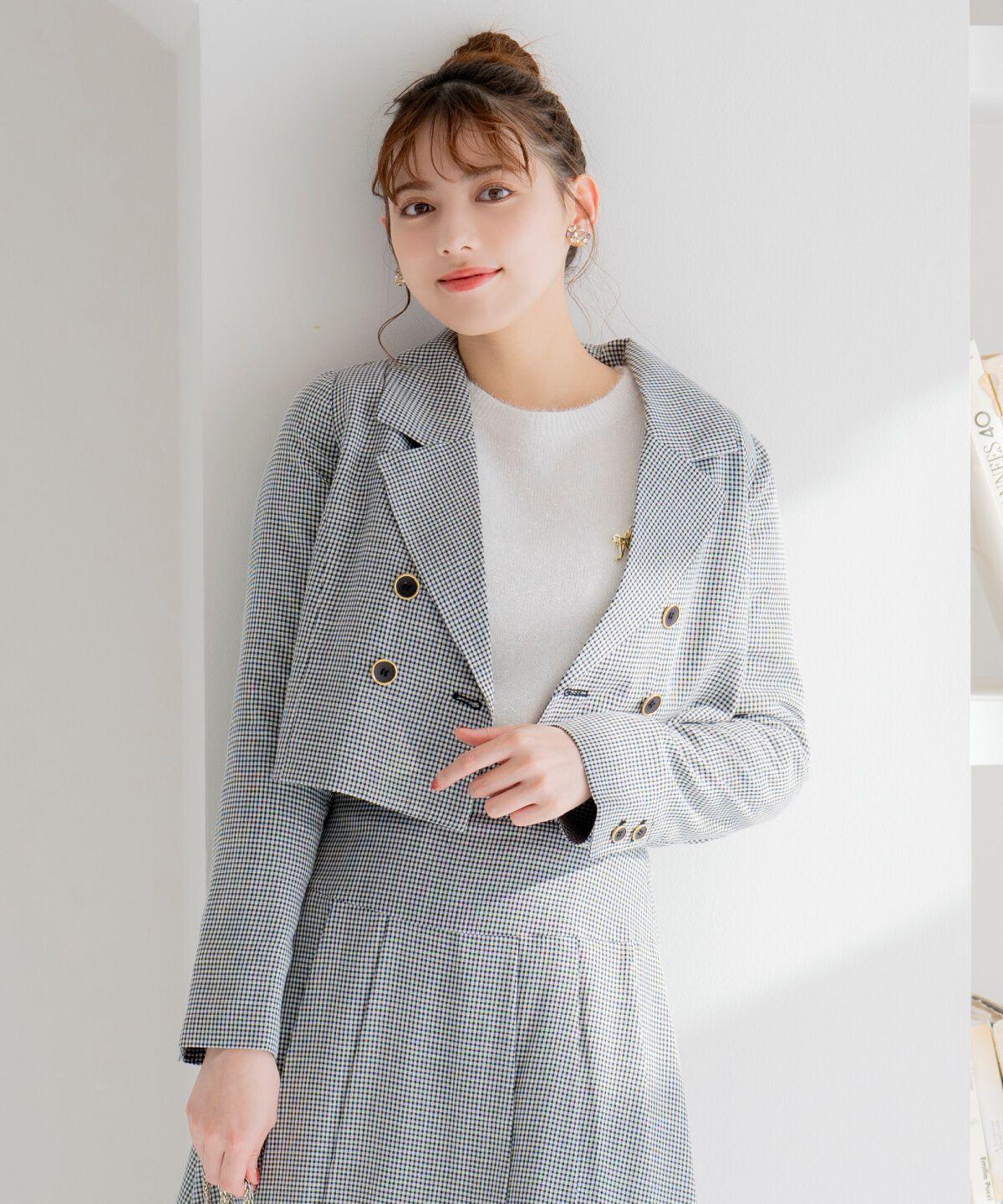 WILLSELECTION「ダブルボタンショートジャケット」|テーラードジャケット|