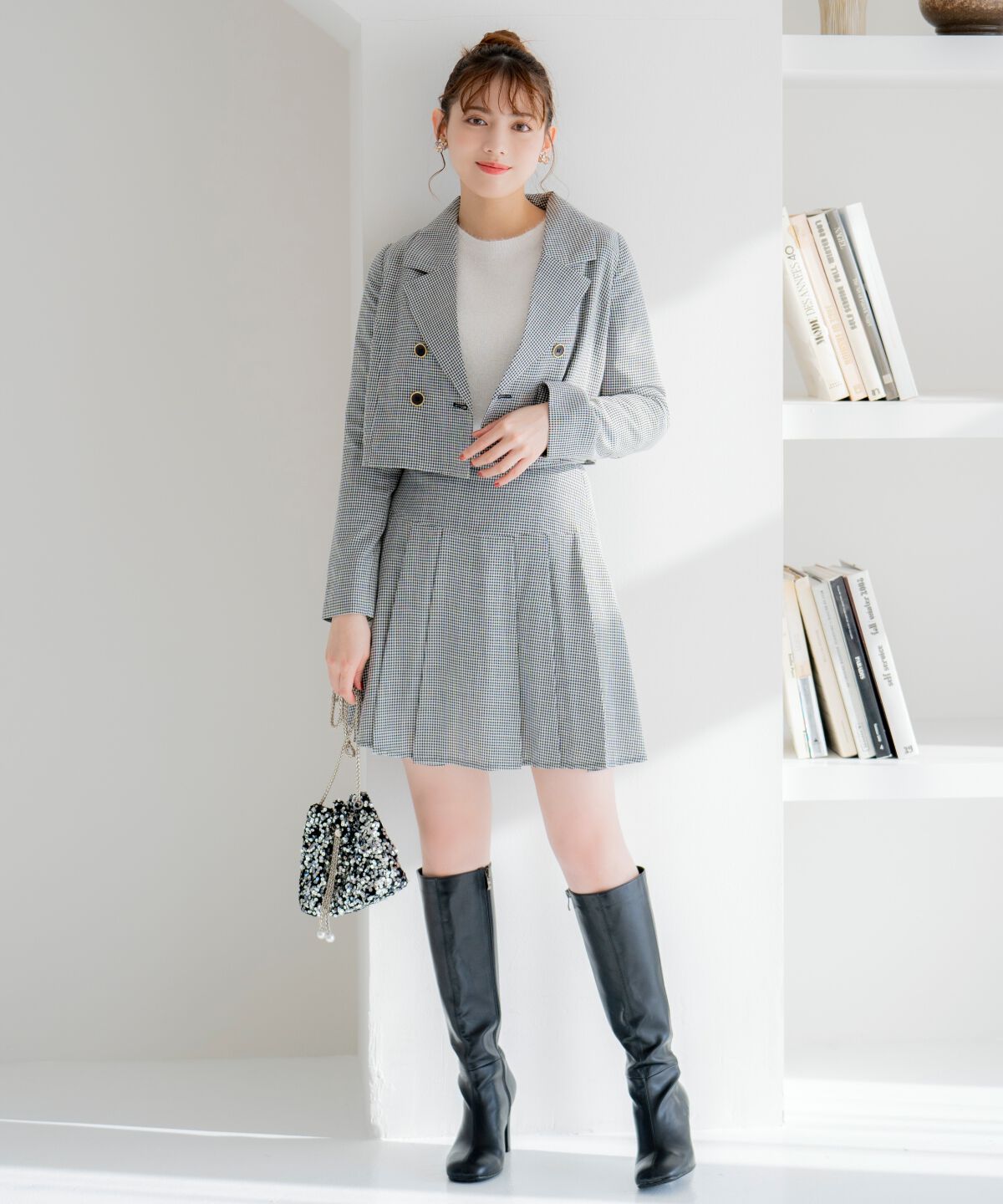 WILLSELECTION「ダブルボタンショートジャケット」|テーラードジャケット|