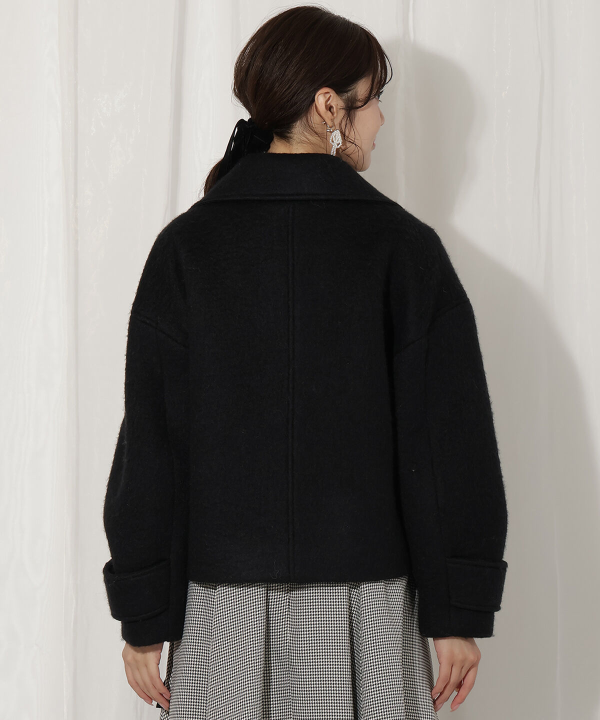 WILLSELECTION「Wボタンシャギーショートコート」|その他|