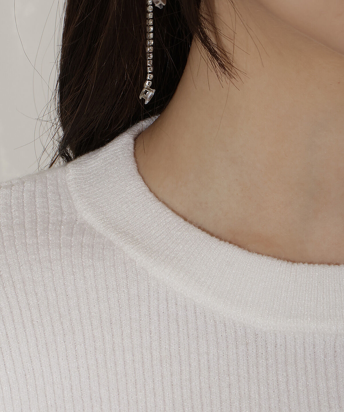 WILLSELECTION「袖リボンボトルネックニット」|ニット・セーター|