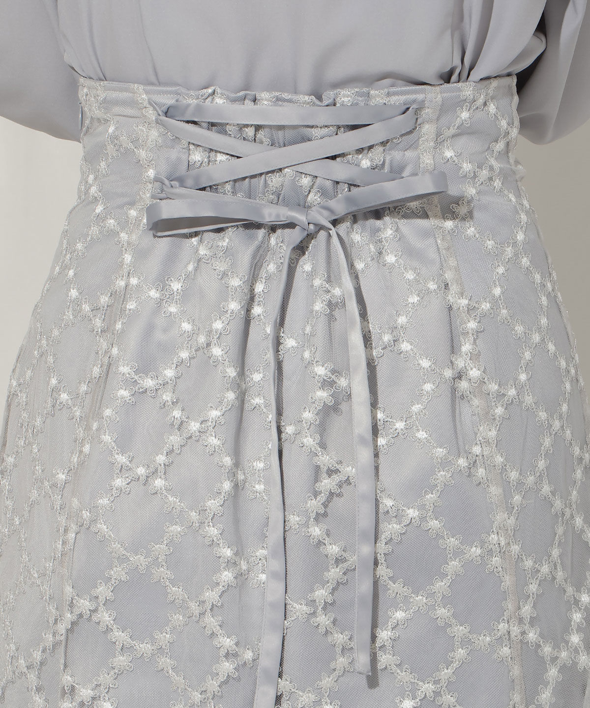 WILLSELECTION「エンブロイダリーチュールソフトマーメイドスカート」|フレア|