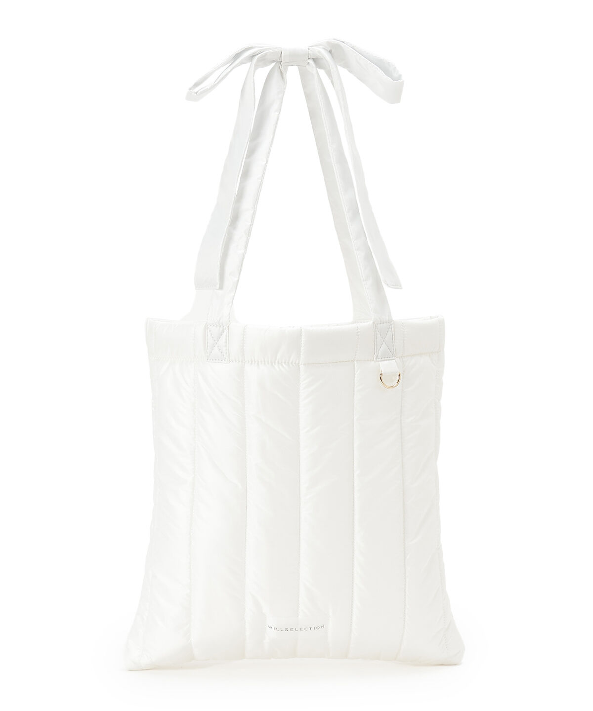WILLSELECTION「リボンショルダーキルティングトート」|トートバッグ|オフ