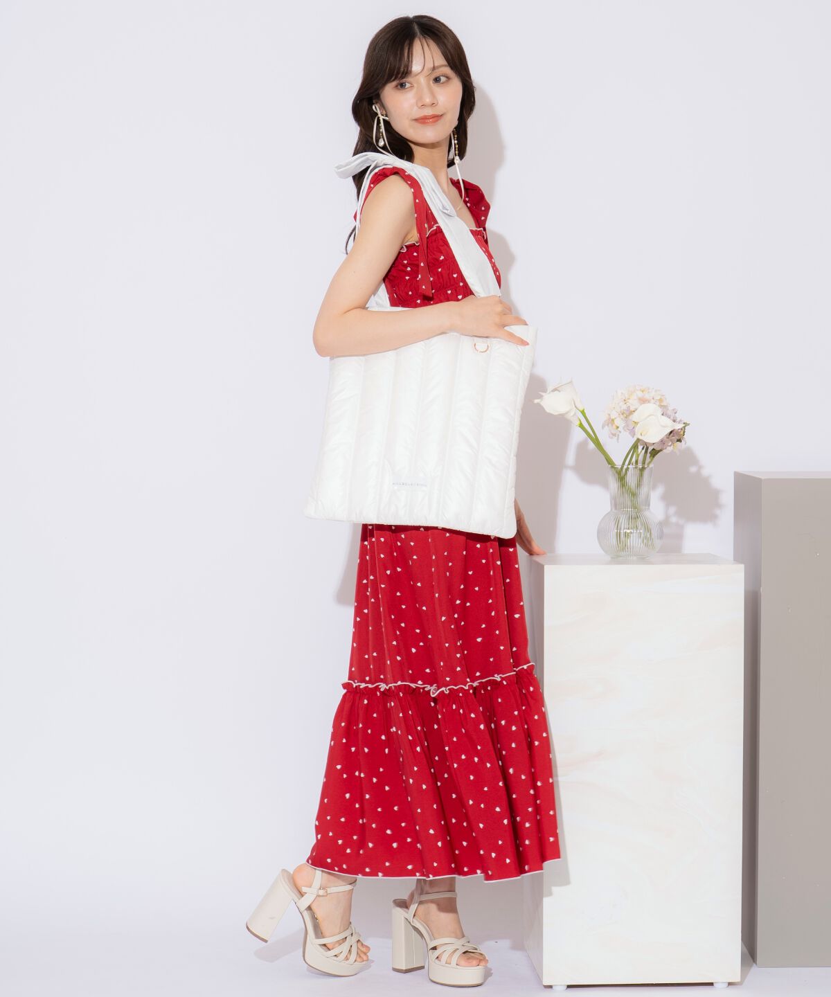 WILLSELECTION「リボンショルダーキルティングトート」|トートバッグ|