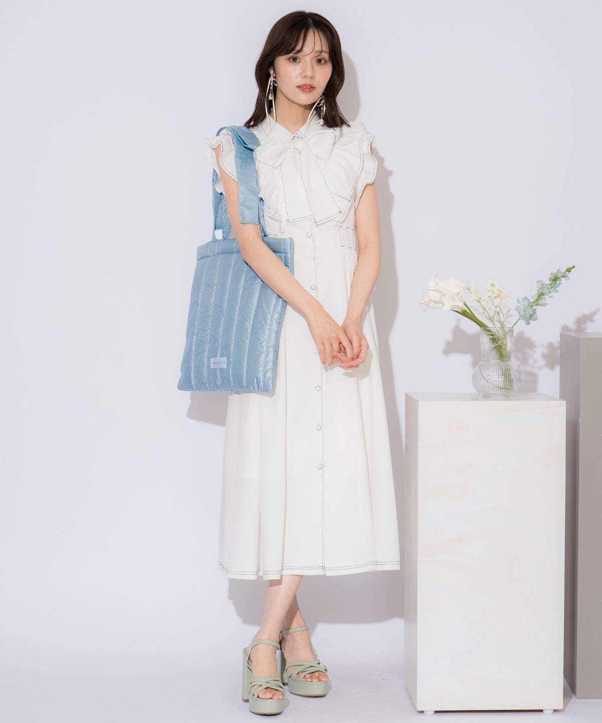 WILLSELECTION「リボンショルダーキルティングトート」|トートバッグ|