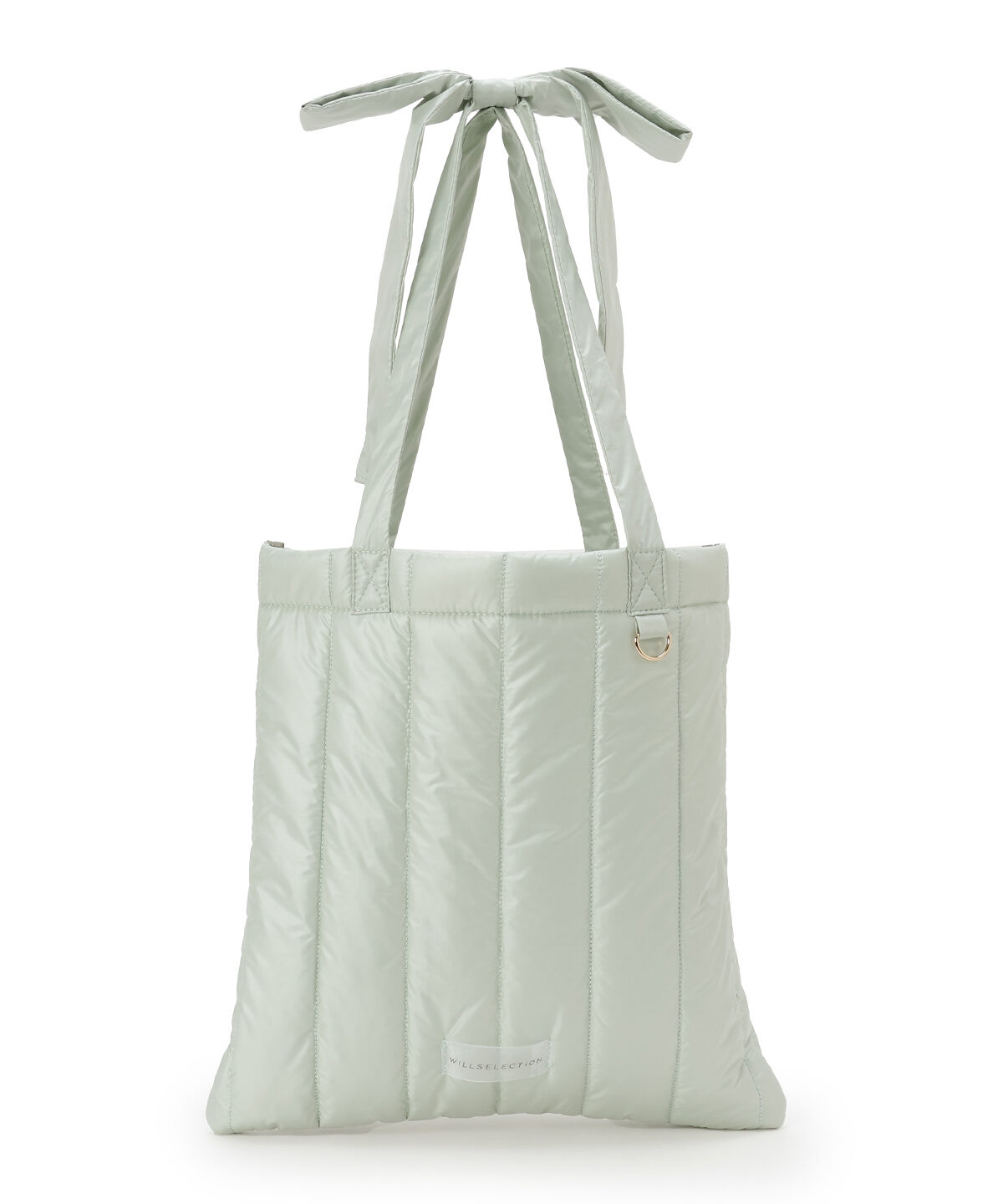 WILLSELECTION「リボンショルダーキルティングトート」|トートバッグ|ミント
