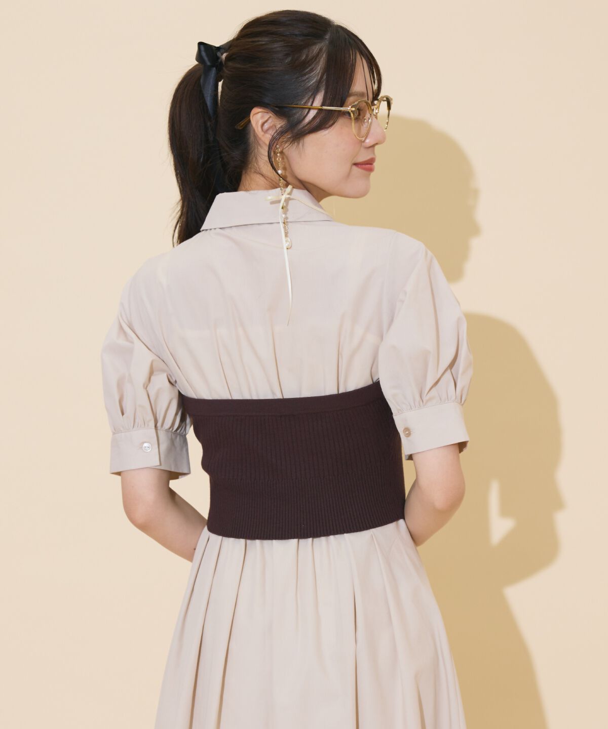 WILLSELECTION「ビスチェレイヤードタックシャツワンピース」|ワンピース|