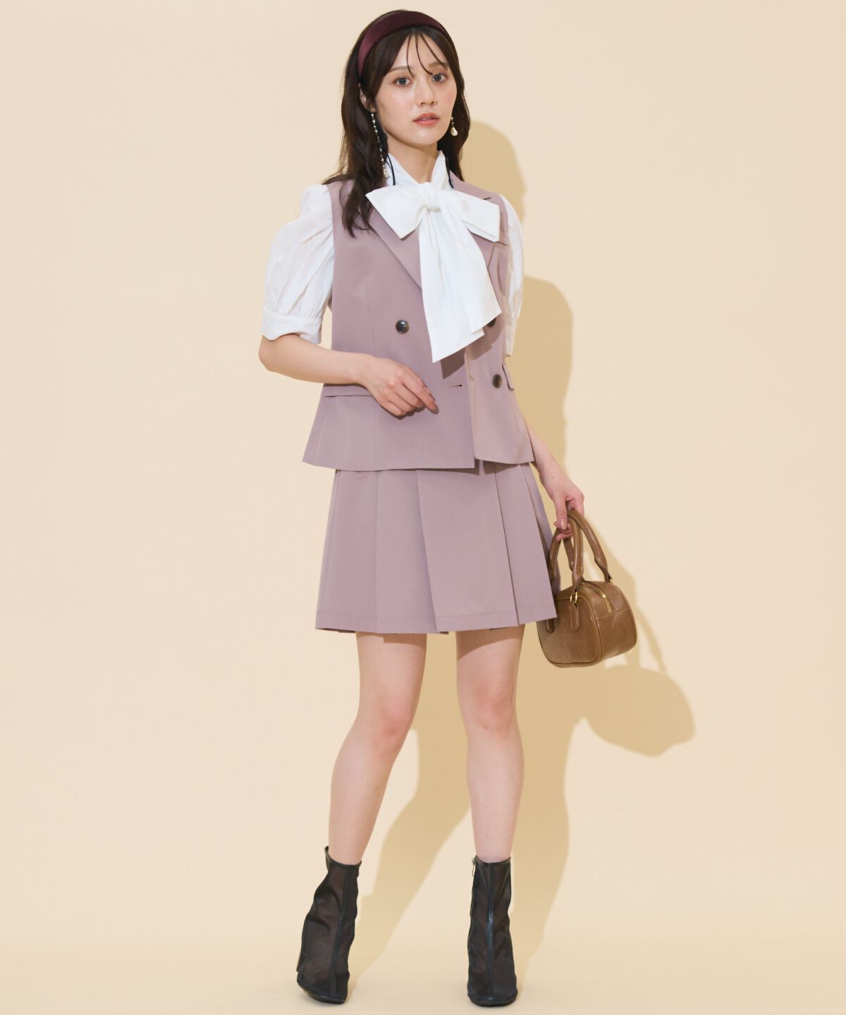 WILLSELECTION「ダブルボタンショートジレ」|その他|