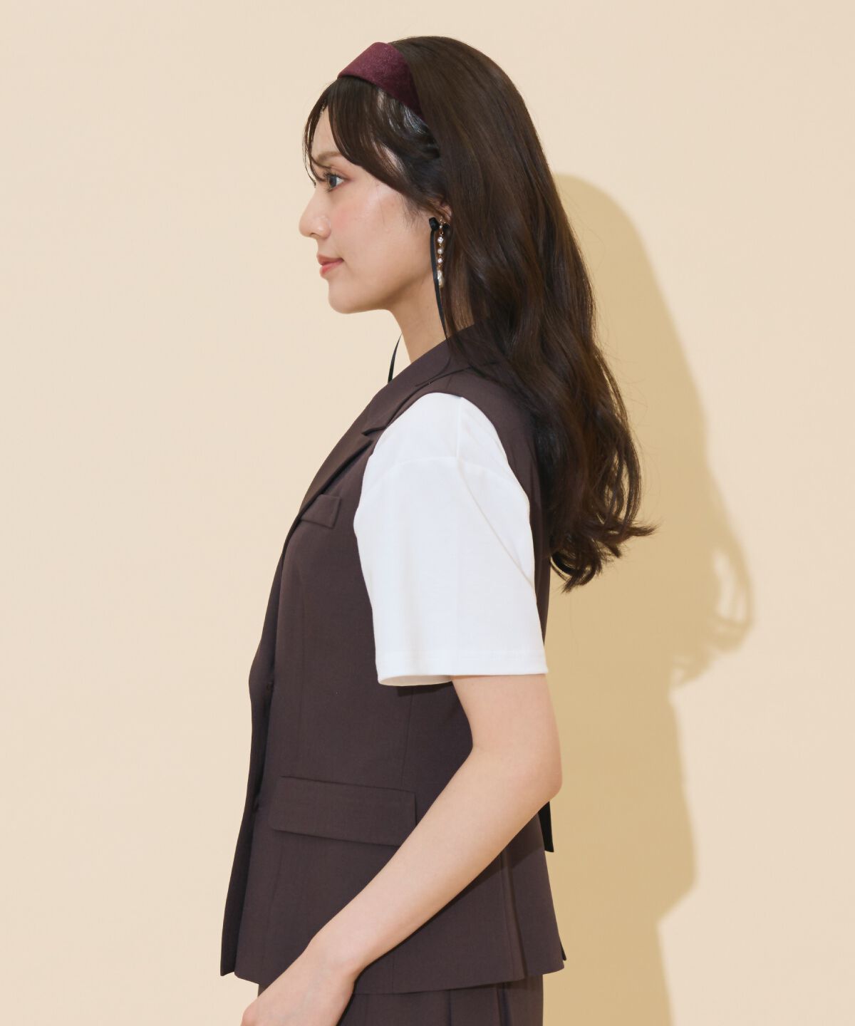 WILLSELECTION「ダブルボタンショートジレ」|その他|