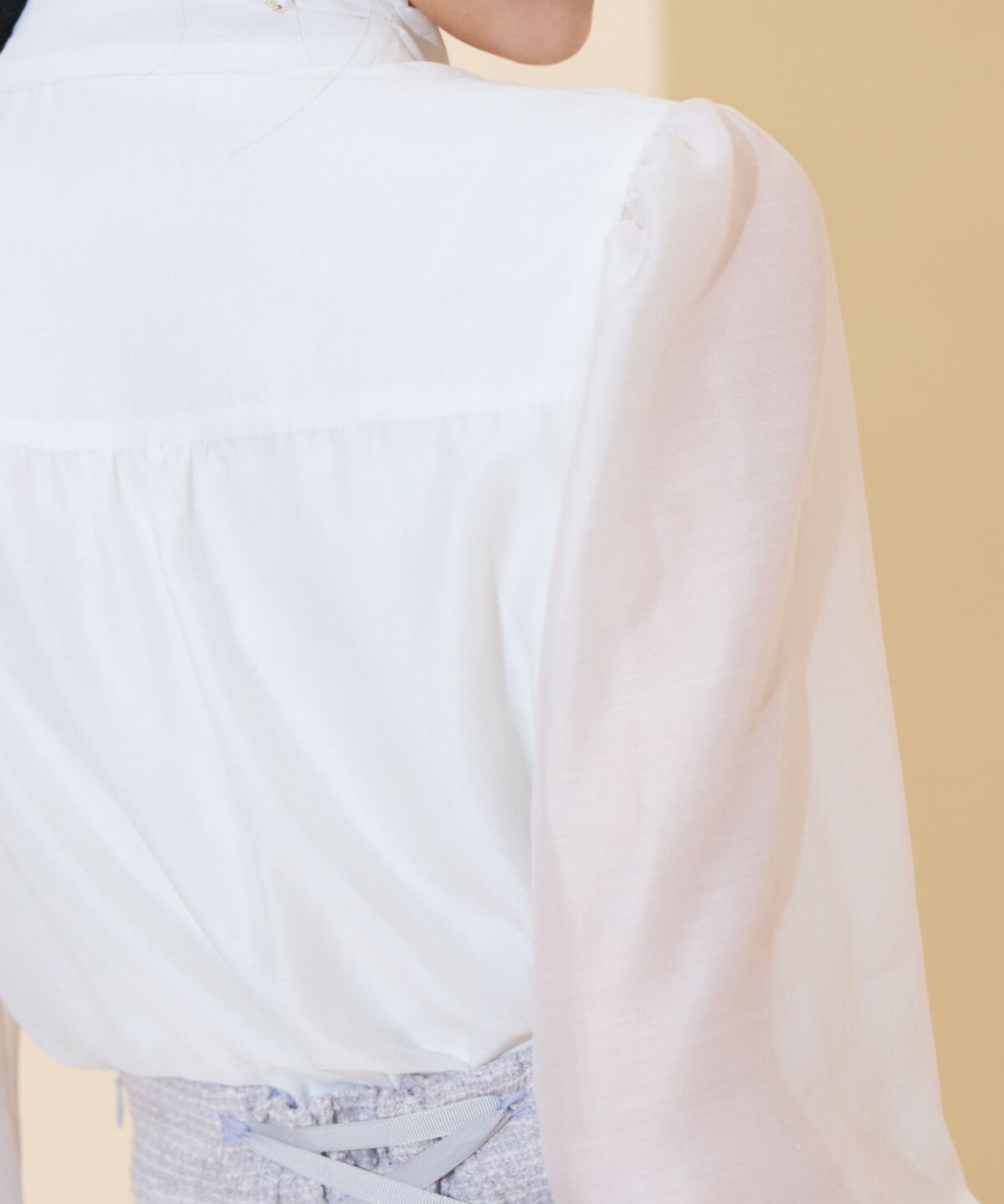 WILLSELECTION「ボリュームリボンタイブラウス」|シャツ・ブラウス|